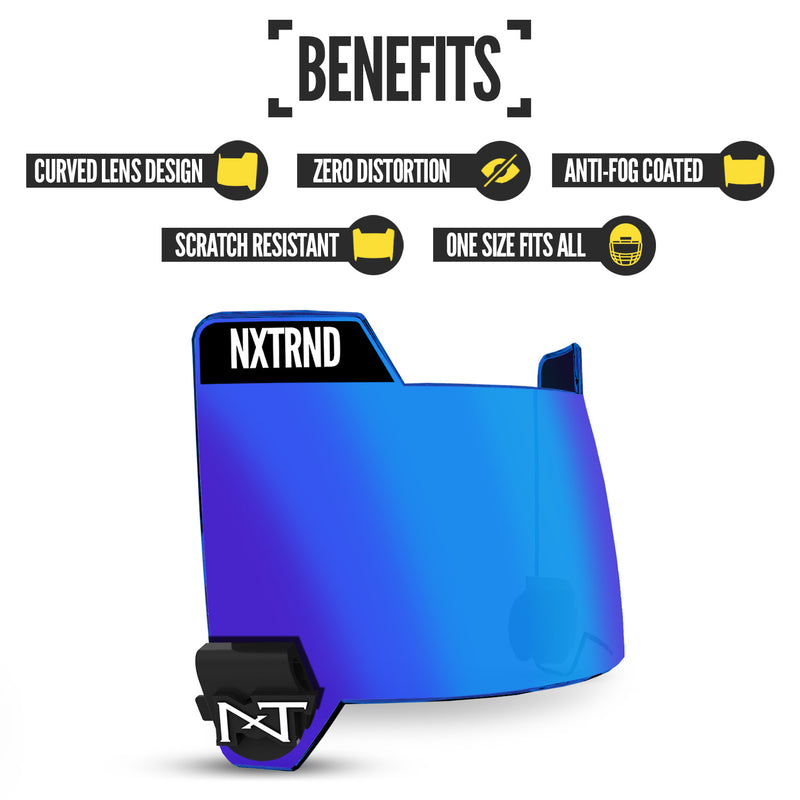 Load image into Gallery viewer, NXTRND VZR3® Football Visor Blue
