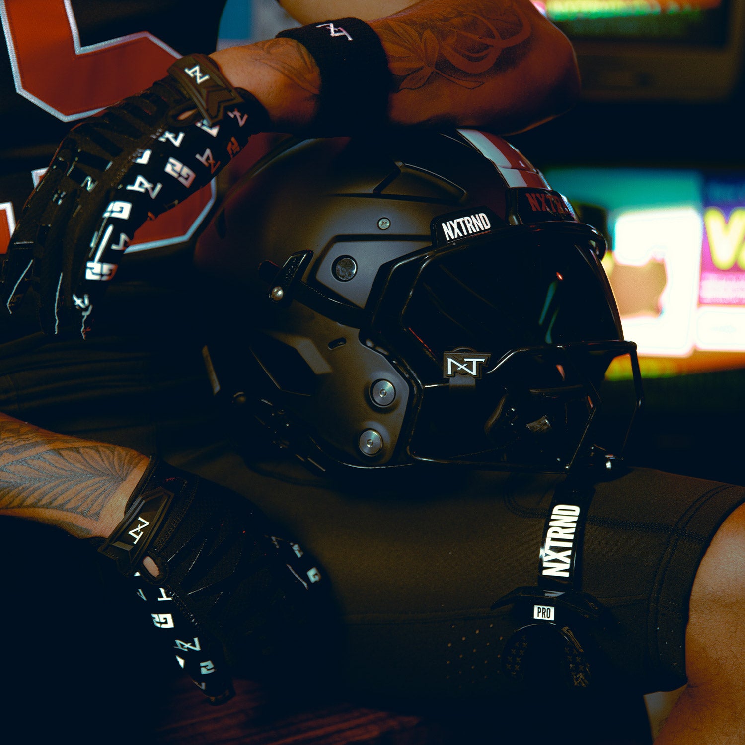 Visière de football NXTRND VZX noire