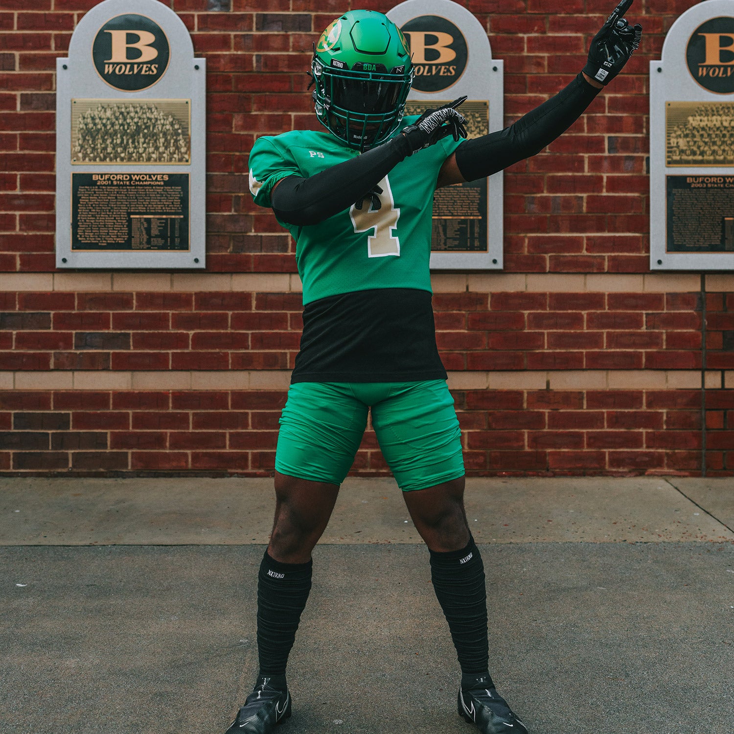 NXTRND XTD® Scrunch Football Socks Black