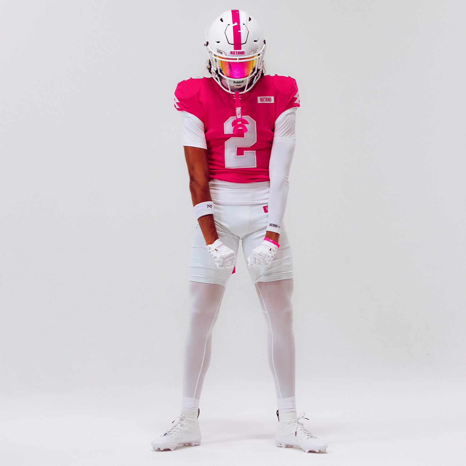 NXTRND VZR3® Football Visor Clear Pink