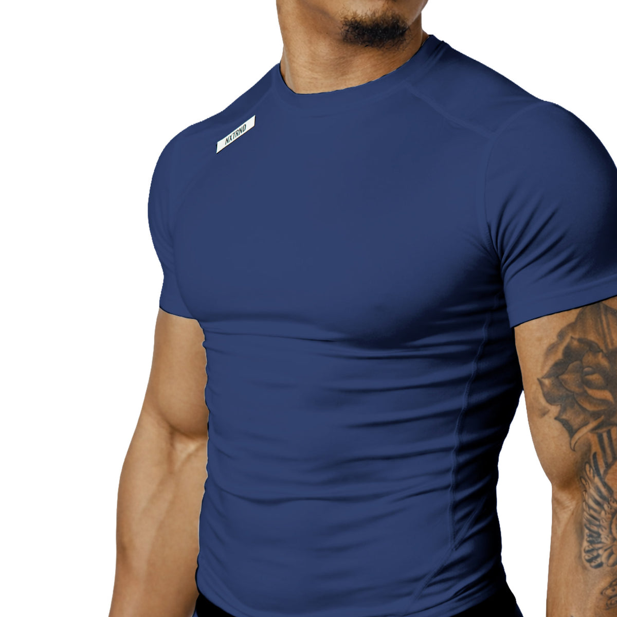 Nxtrnd Core Compression Short Sleeve Navy Blue
