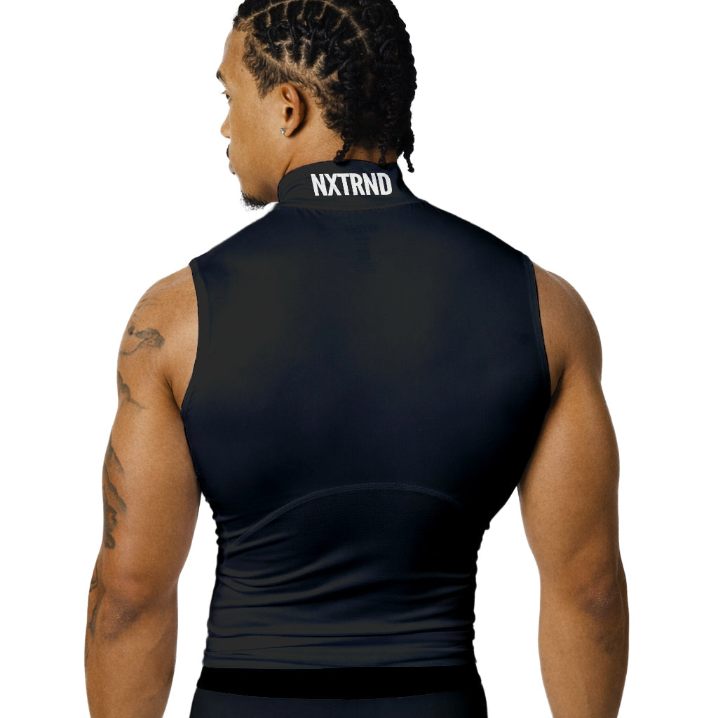 Nxtrnd Core Turtleneck Compression Sleeveless Black