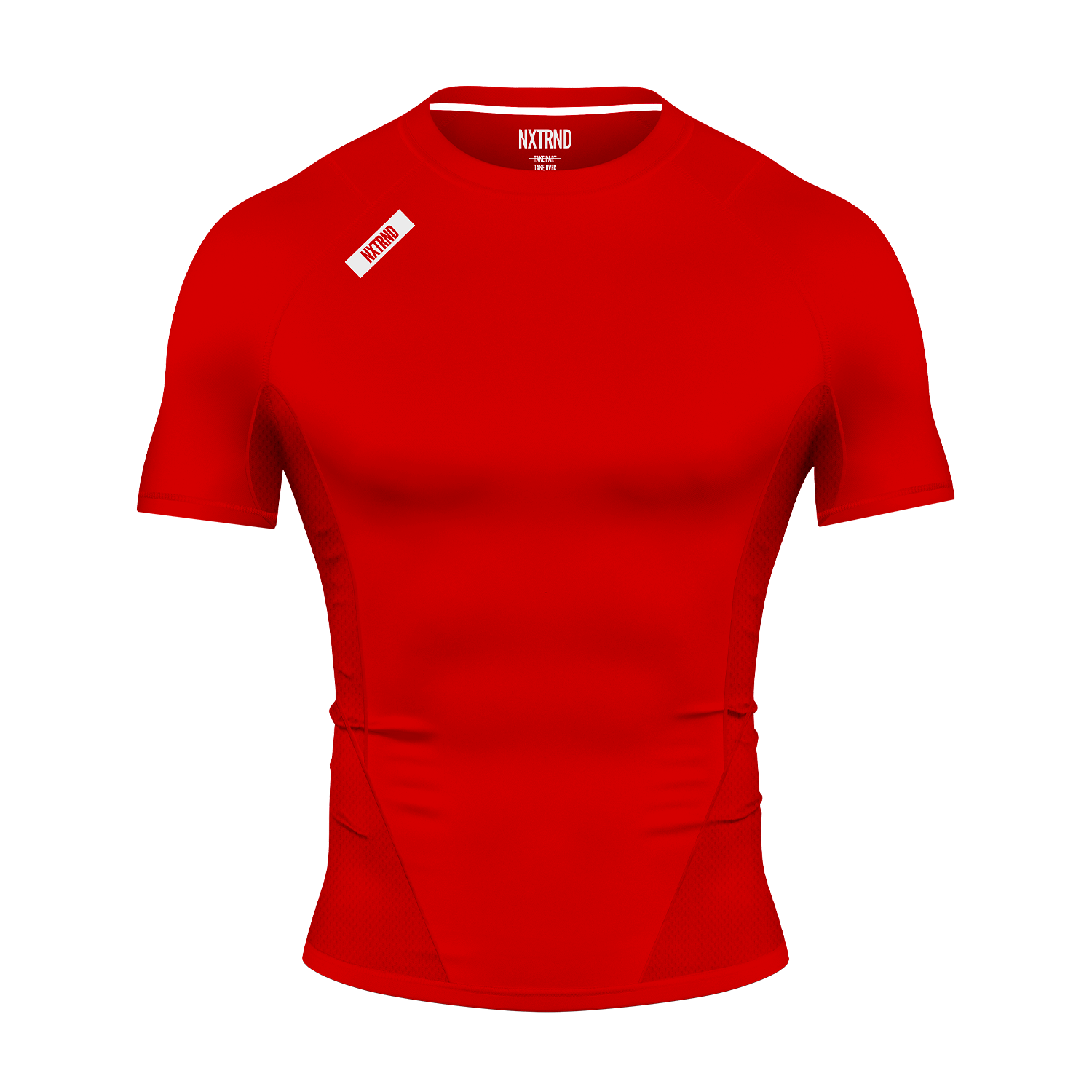 Core Short Sleeve Compression Shirt Red
