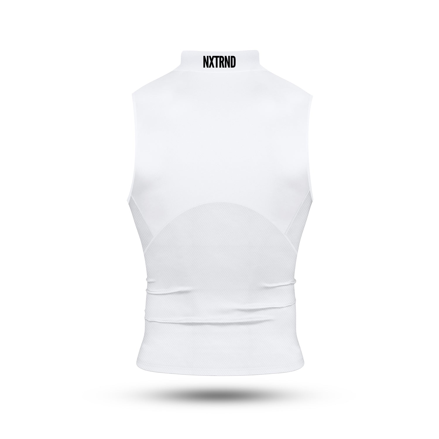 Nxtrnd Core Turtleneck Compression Sleeveless White