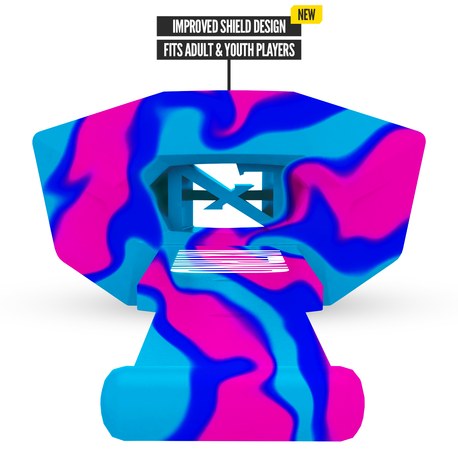NXTRND TWO® Pro Mouth Guard Cosmic Neon Blue & Pink
