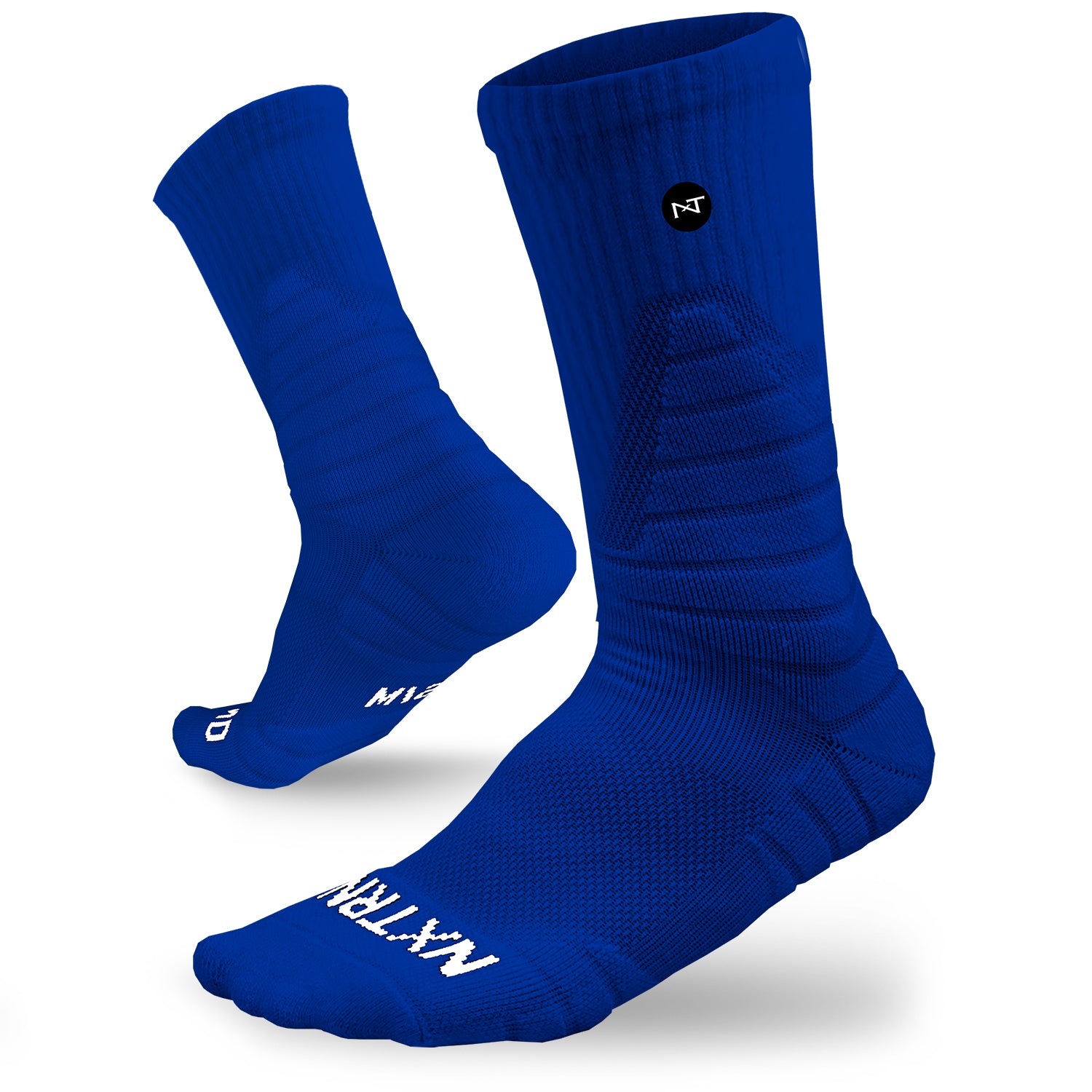 NXTRND Crew Mid Cut Padded Socks Blue