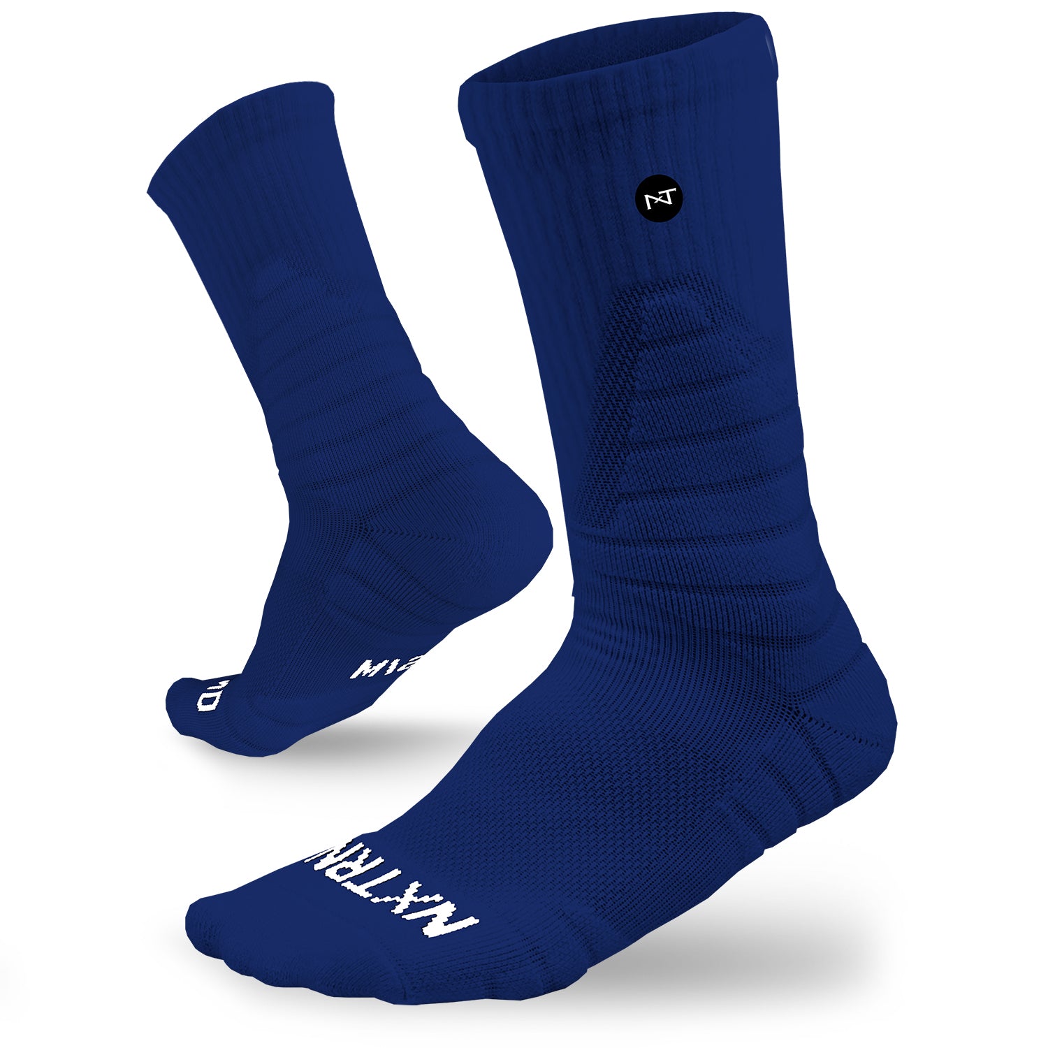 NXTRND Crew Mid Cut Padded Socks Navy Blue