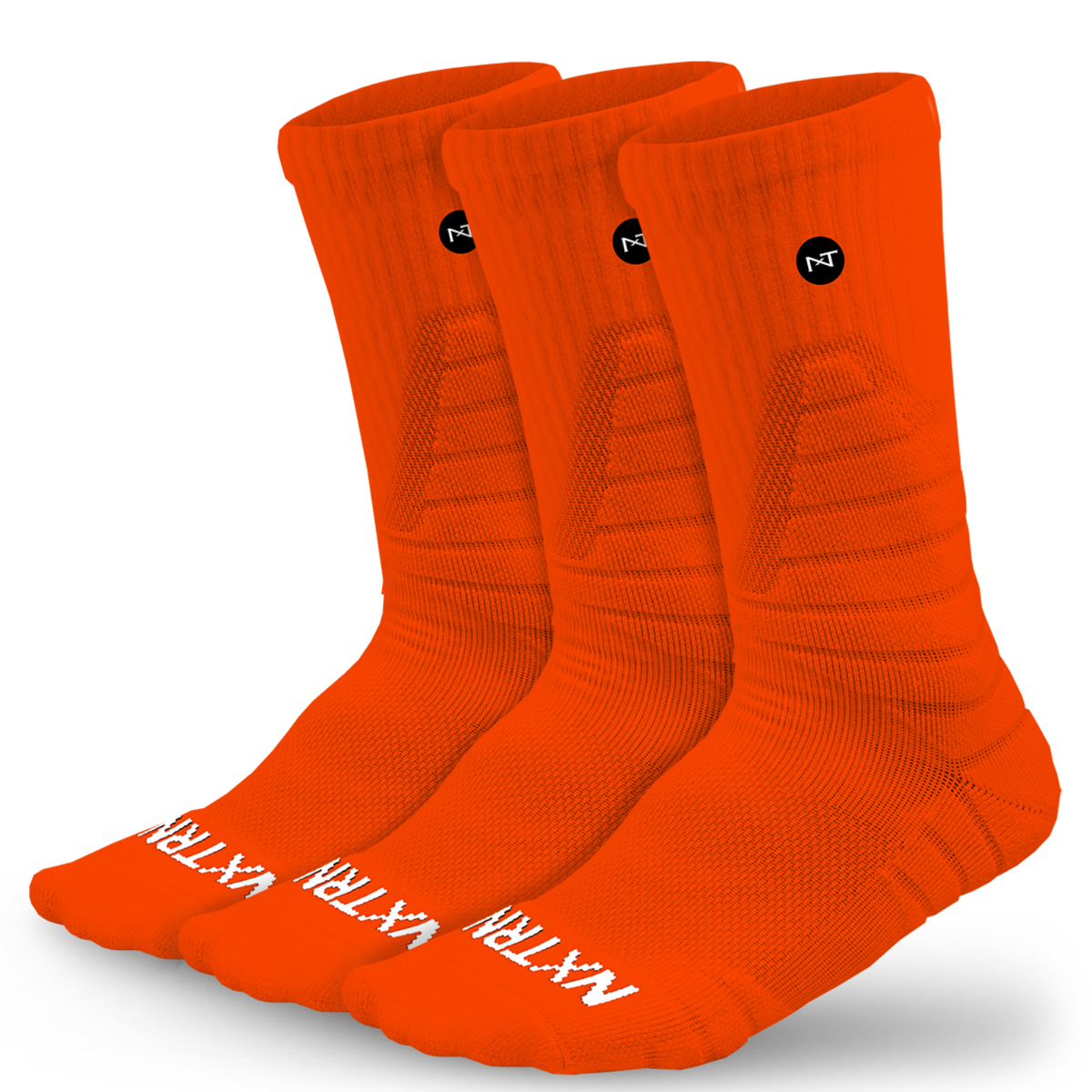 Chaussettes montantes NXTRND orange (3 paires)