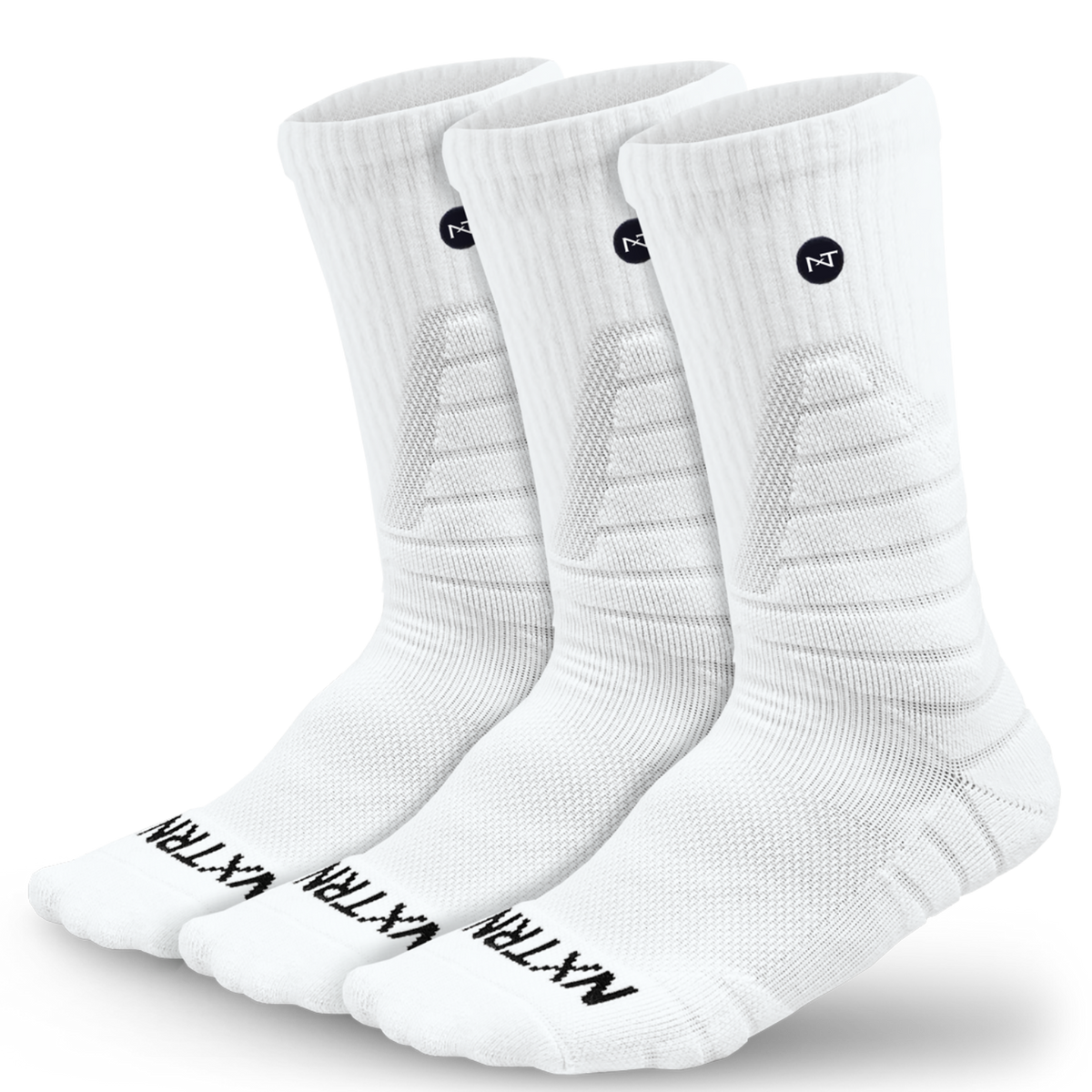 NXTRND Crew Socks White (3-Pairs)