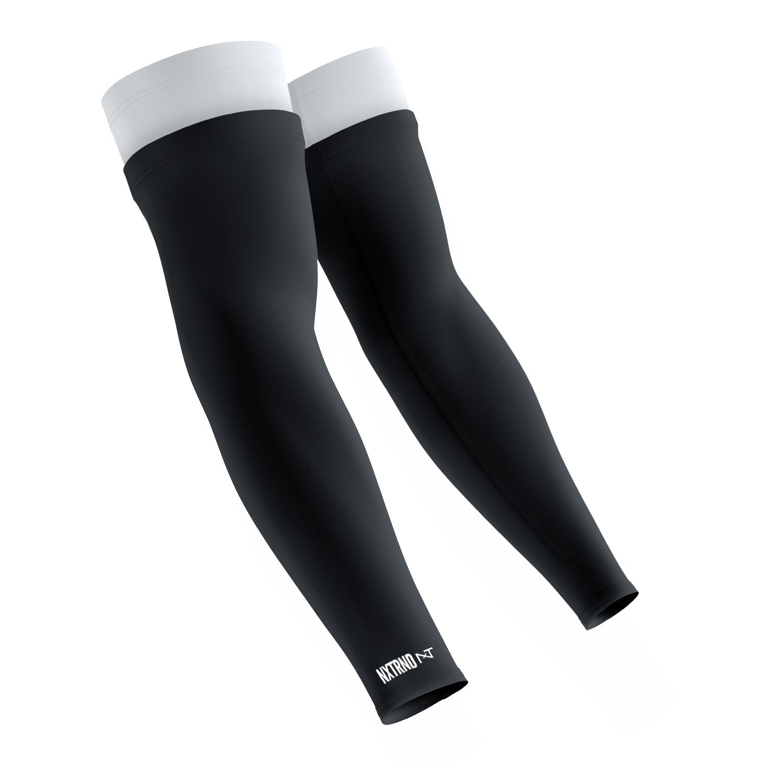 NXTRND Double Compression Arm Sleeves Black Side View