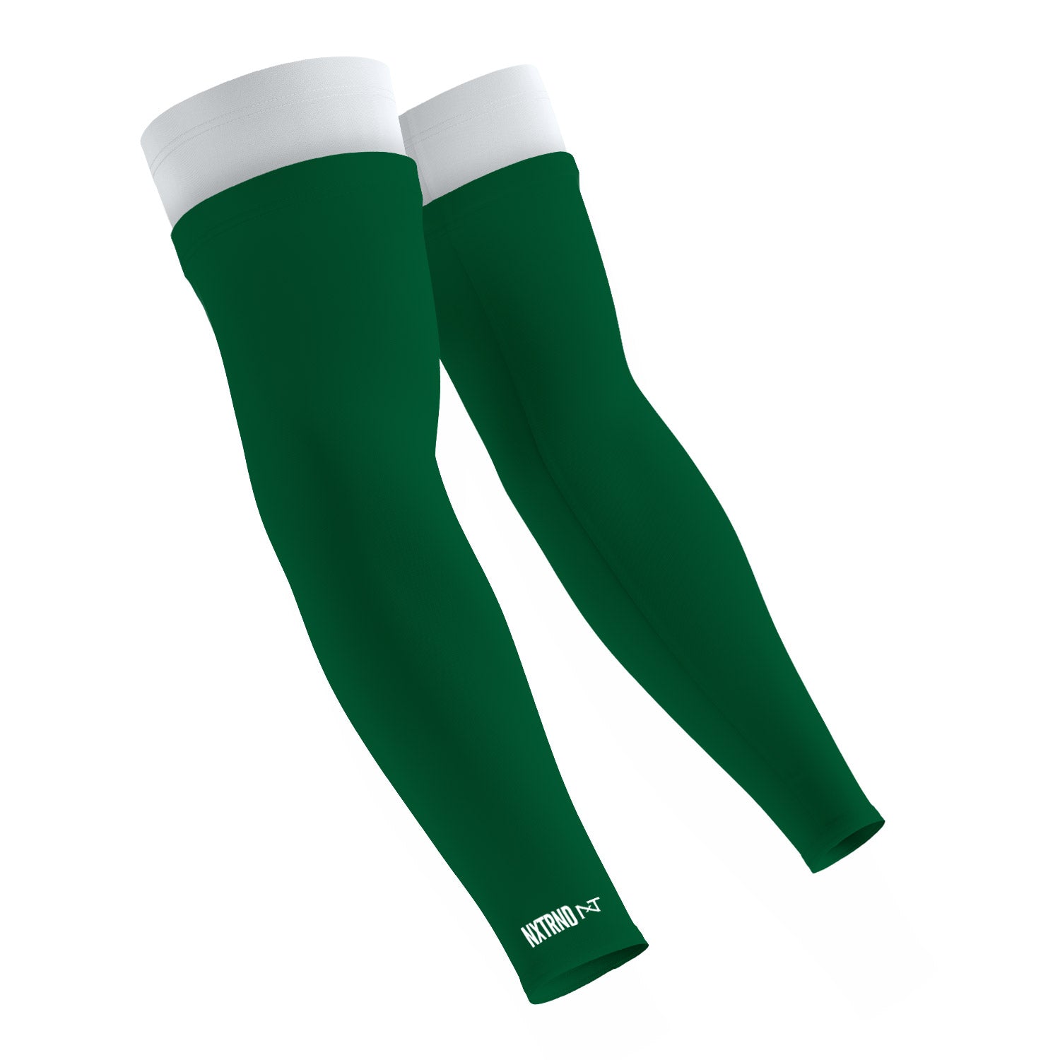 NXTRND Double Layer Compression Arm Sleeve Dark Green Side View