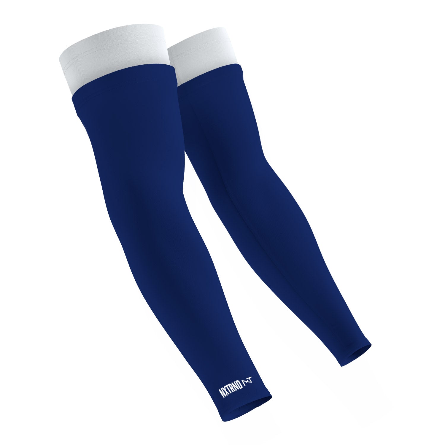 NXTRND Double Layer Compression Arm Sleeve Navy Blue Side View