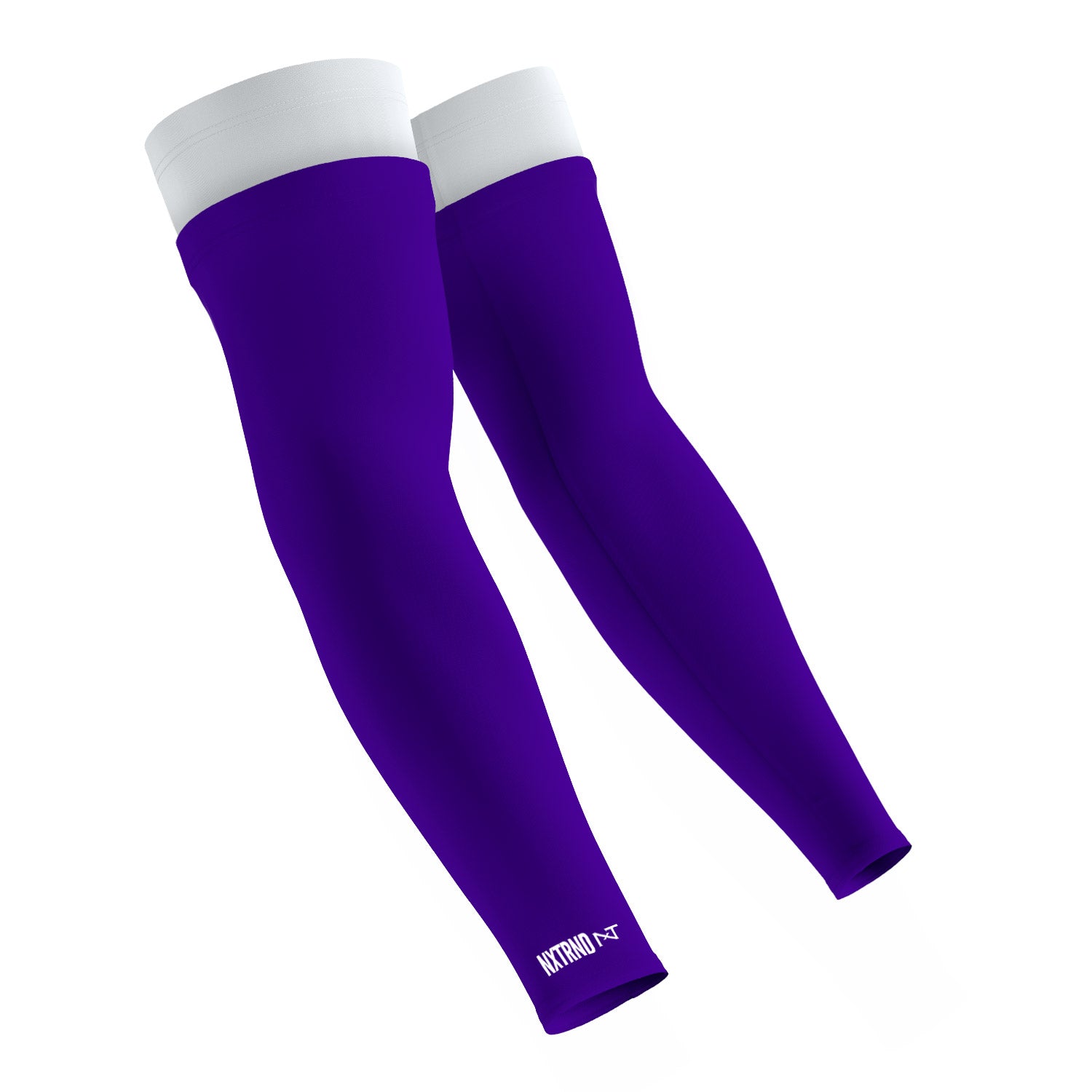 NXTRND Double Layer Compression Arm Sleeve Purple Side View