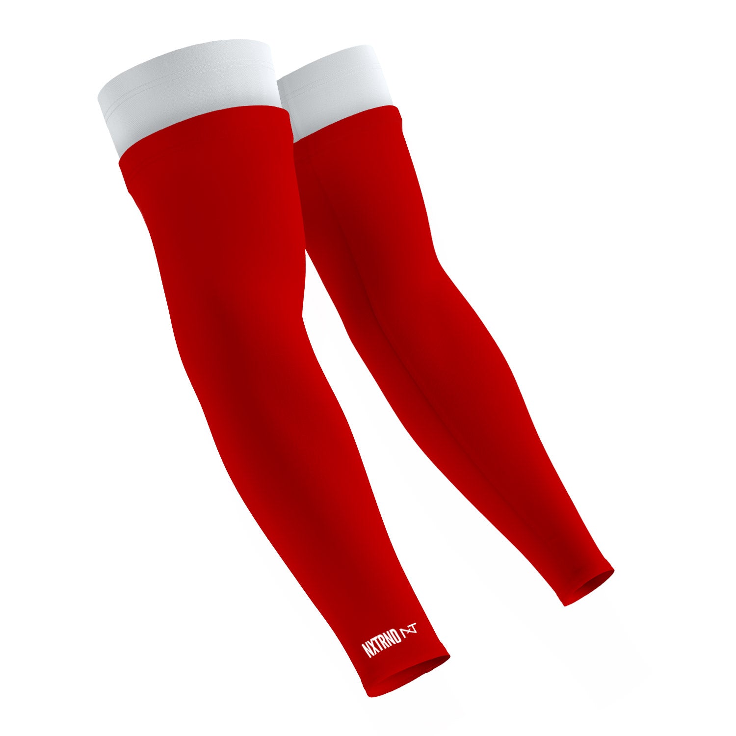 NXTRND Double Compression Arm Sleeves Red Side View