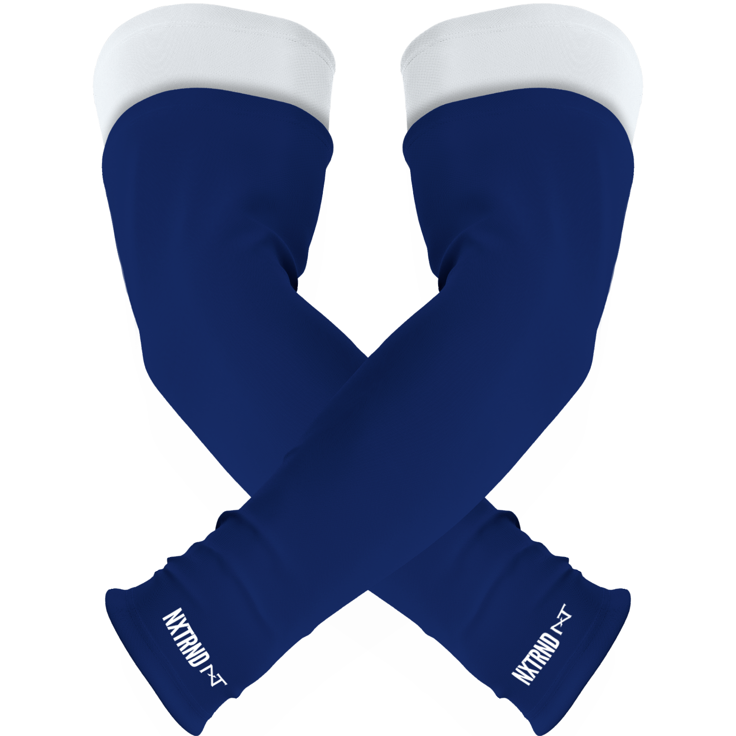 NXTRND Double Layer Compression Arm Sleeve Navy Blue