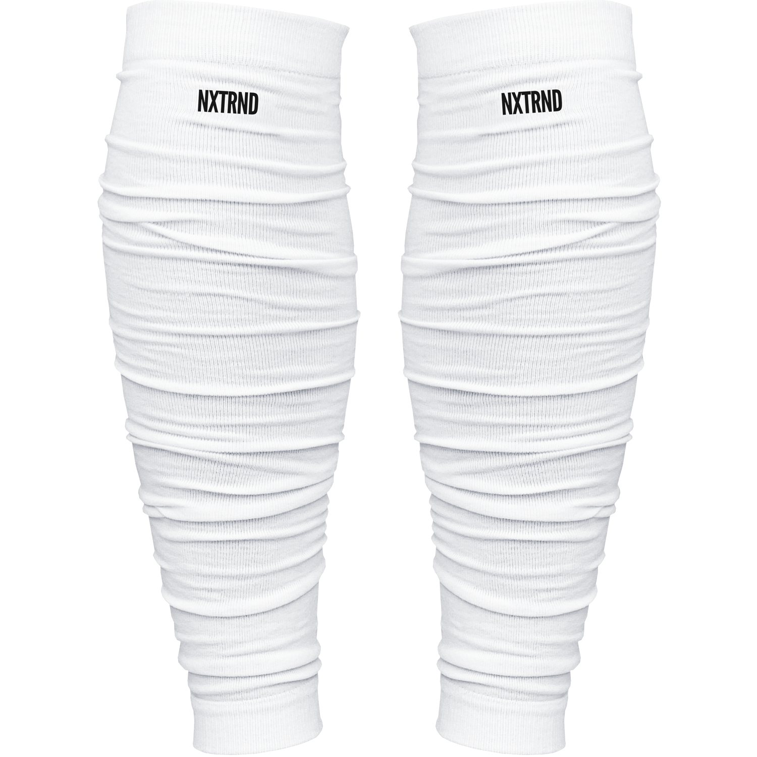 NXTRND Scrunch Football Leg Sleeves White