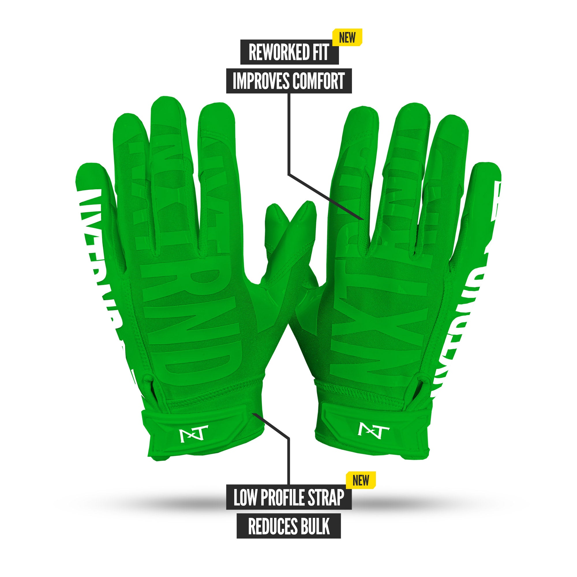 NXTRND G1® Pro Football Gloves Green