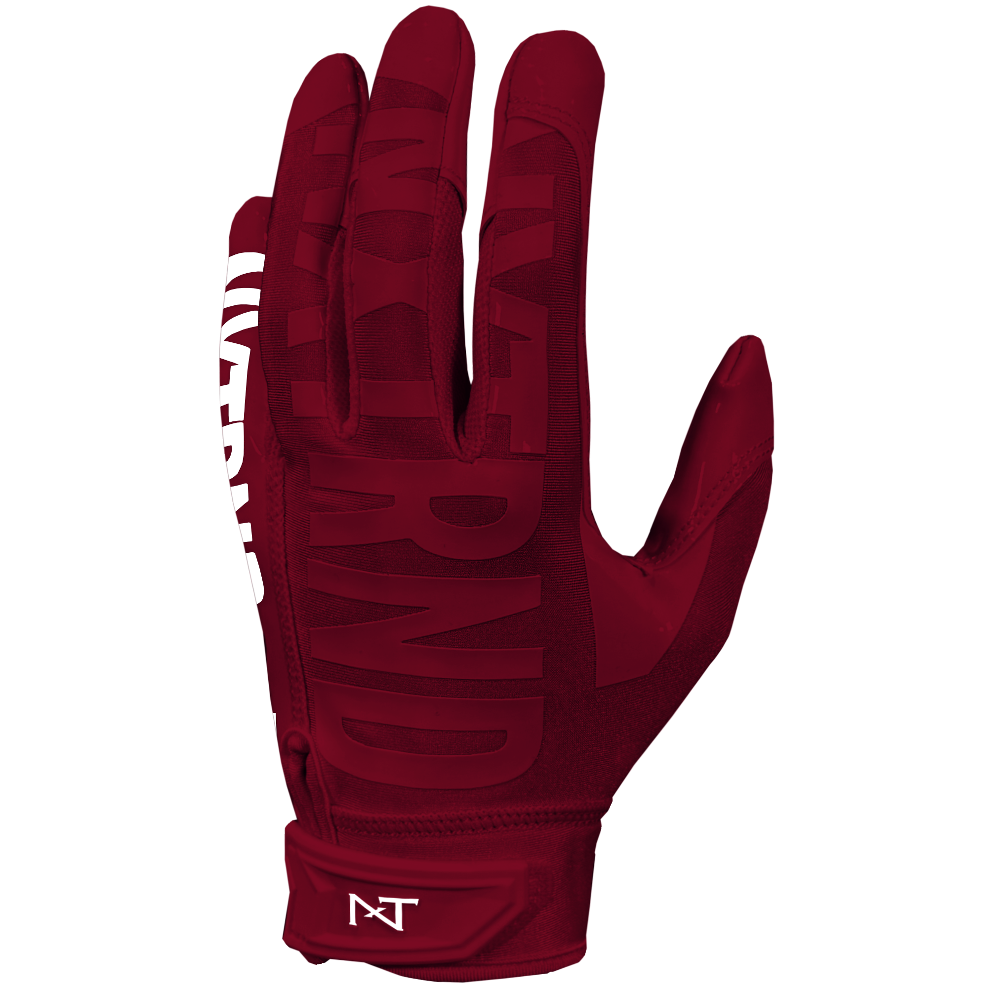 NXTRND G1 Pro Football Gloves Maroon Burgundy