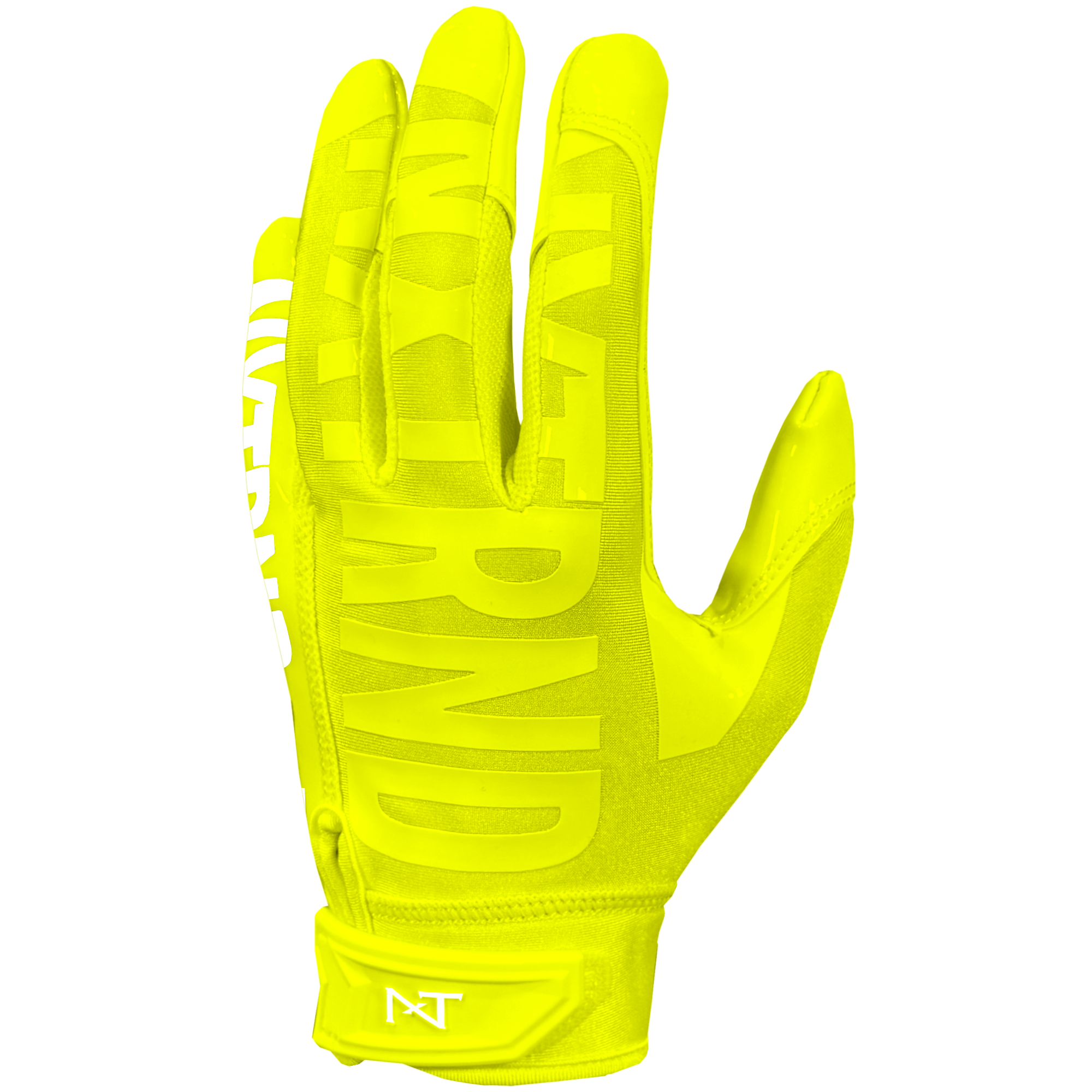 NXTRND G1 Pro Football Gloves Neon Yellow