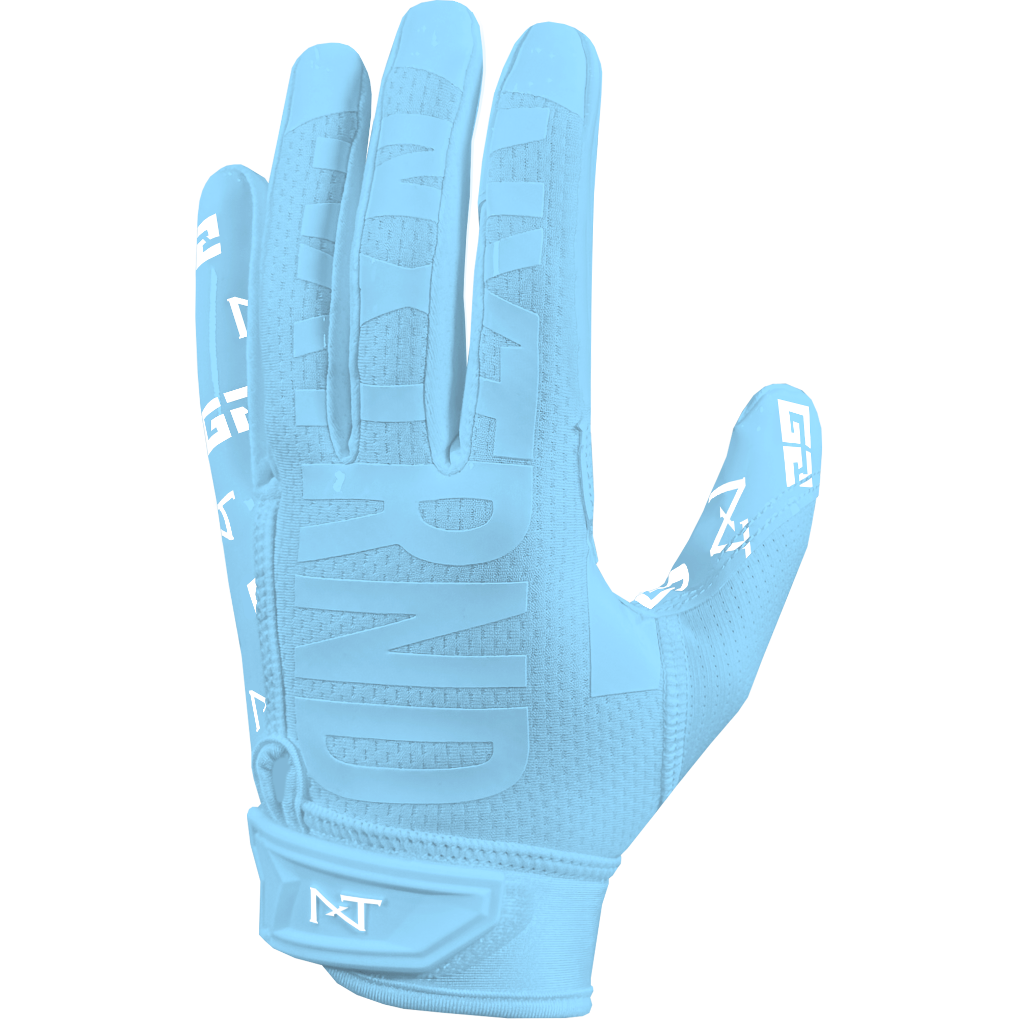 NXTRND G2 Pro Football Gloves Columbia Blue