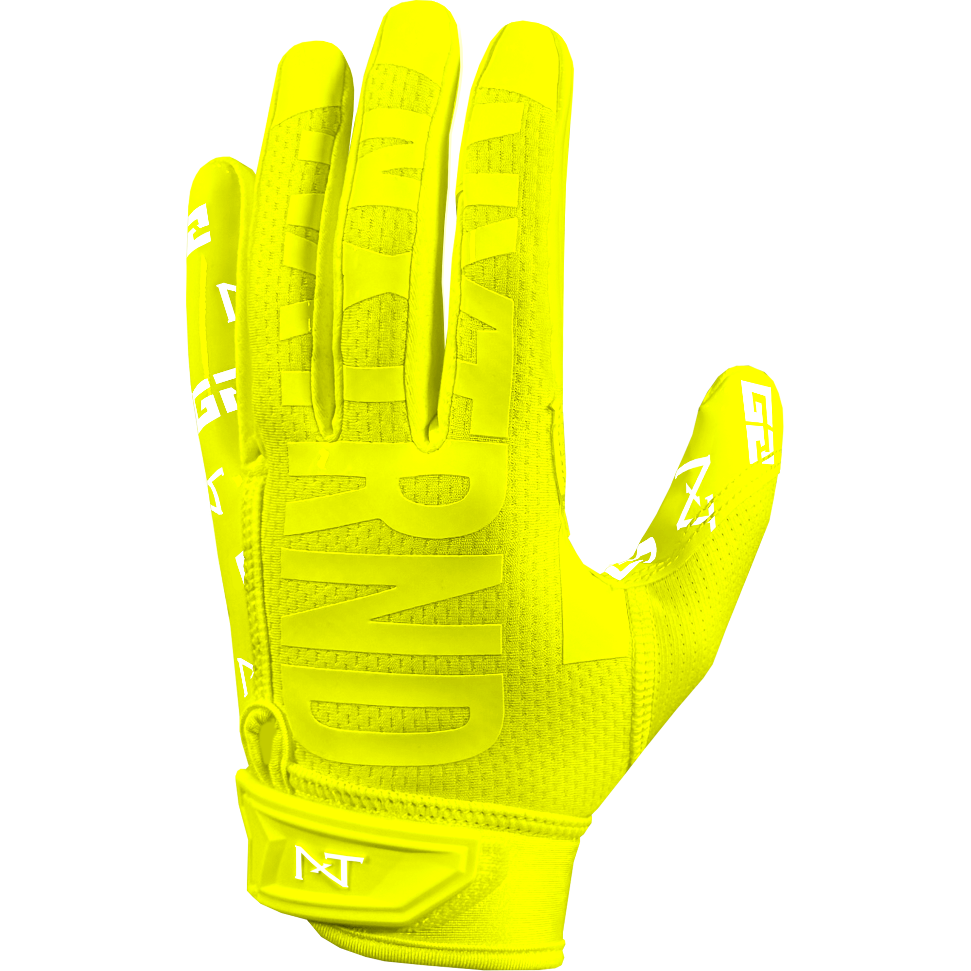 NXTRND G2 Pro Football Gloves Neon Yellow