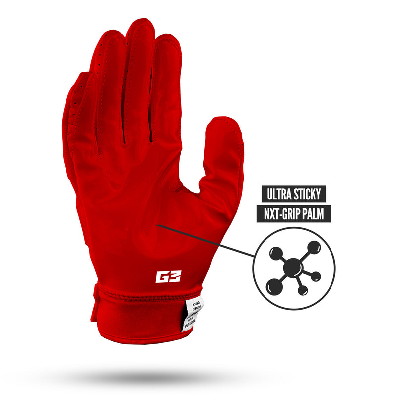 Load image into Gallery viewer, NXTRND G3® Padded Football Gloves Red
