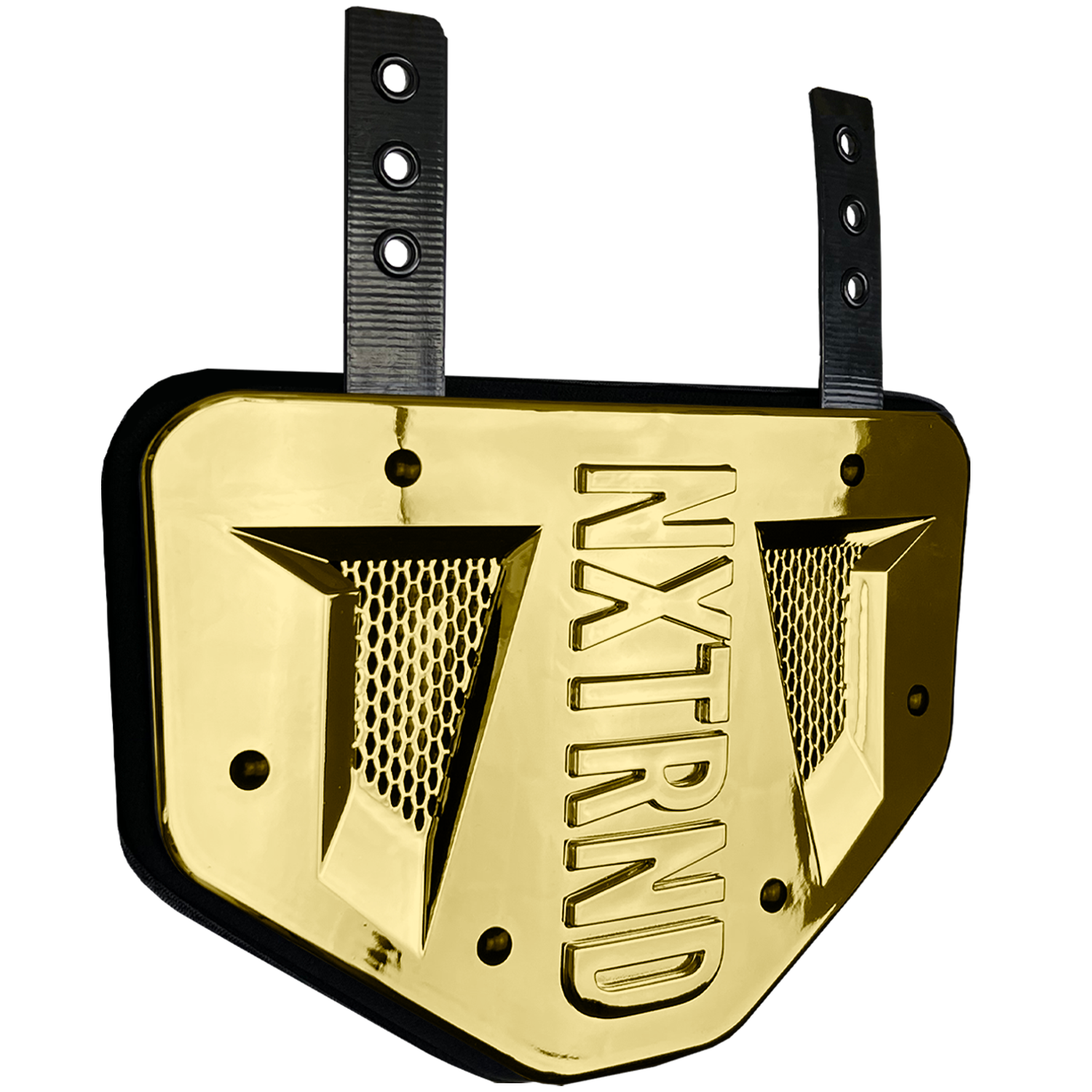 NXTRND B-PLATE　アメフト バックプレート Chrome GOLD NXTRND B-PLATE® Football Back Plate Gold