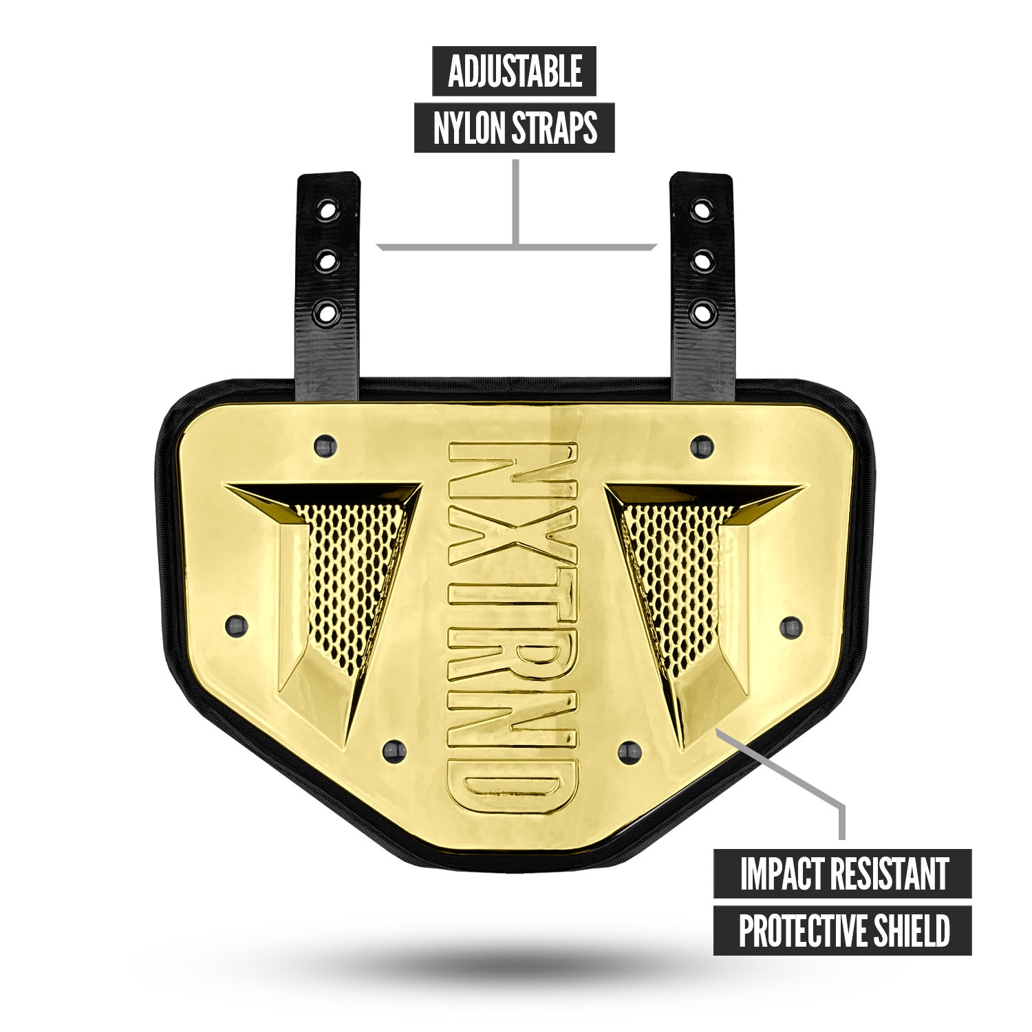 NXTRND B-PLATE® Football Back Plate Gold