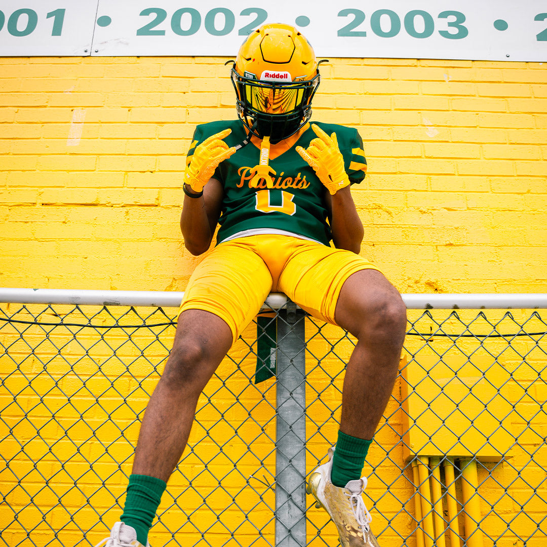NXTRND VZR3® Football Visor Gold