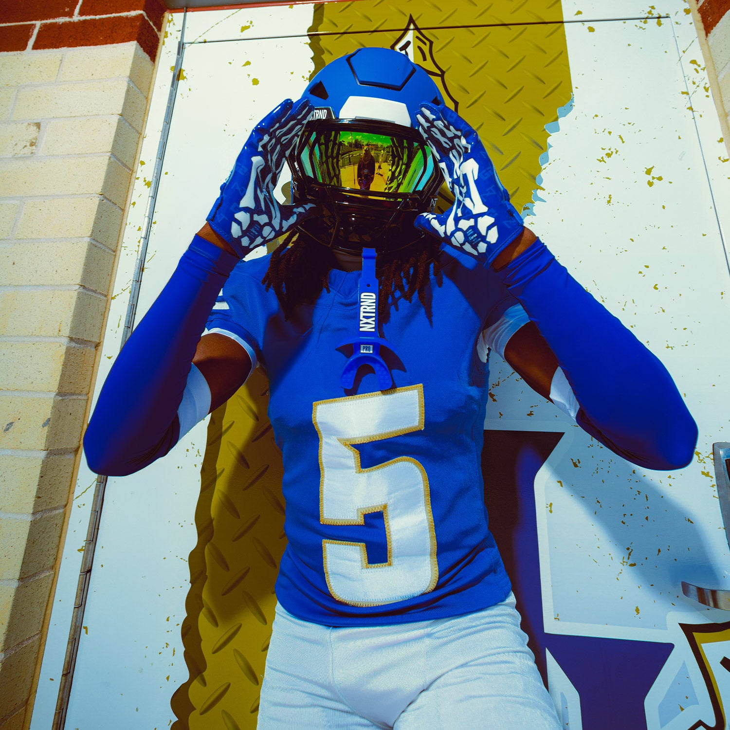 Visière de football NXTRND VZX Or