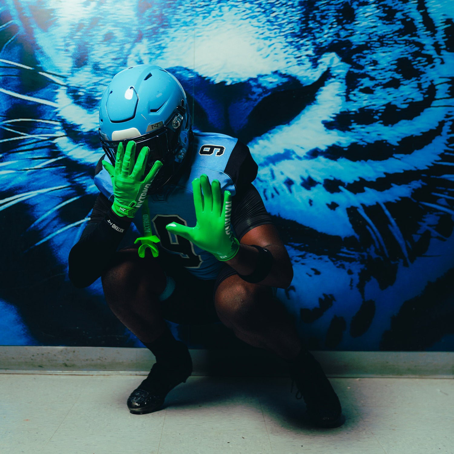 NXTRND G1® Pro Football Gloves Green
