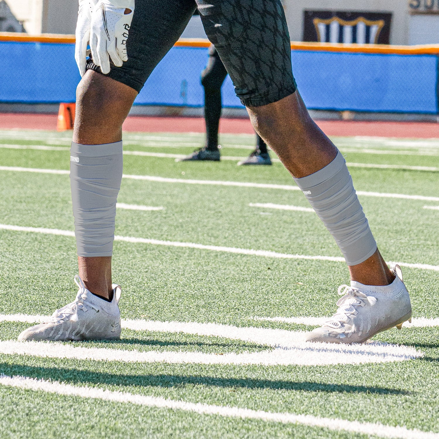 NXTRND Scrunch Football Leg Sleeves Light Grey