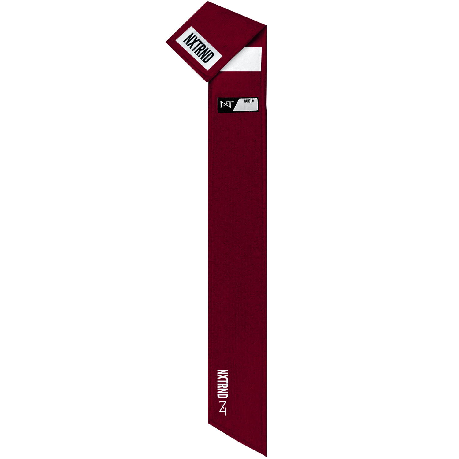 Nxtrnd Streamer Football Towel Maroon