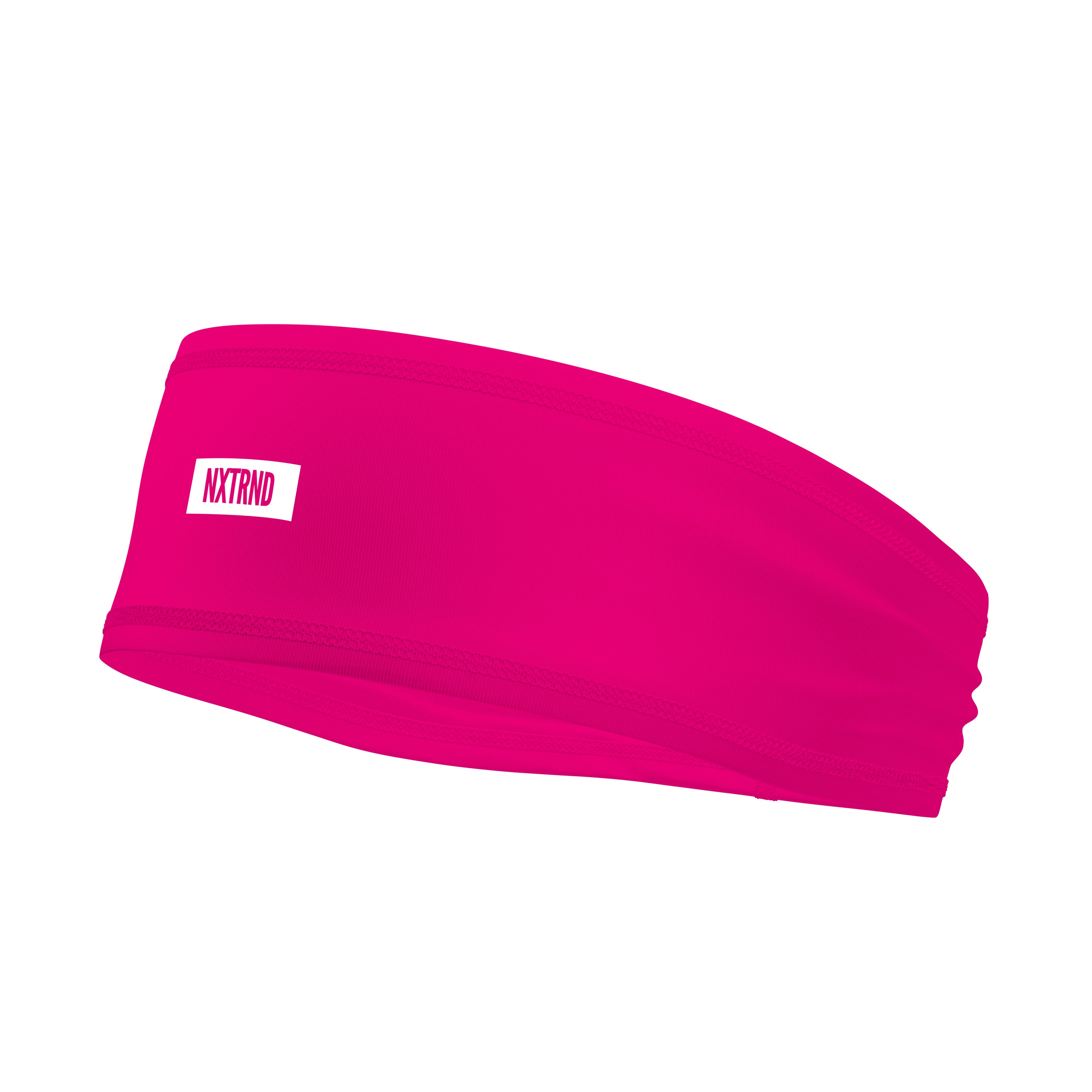 NXTRND Sports Athletic Headband Football Skull Wrap Pink Front View