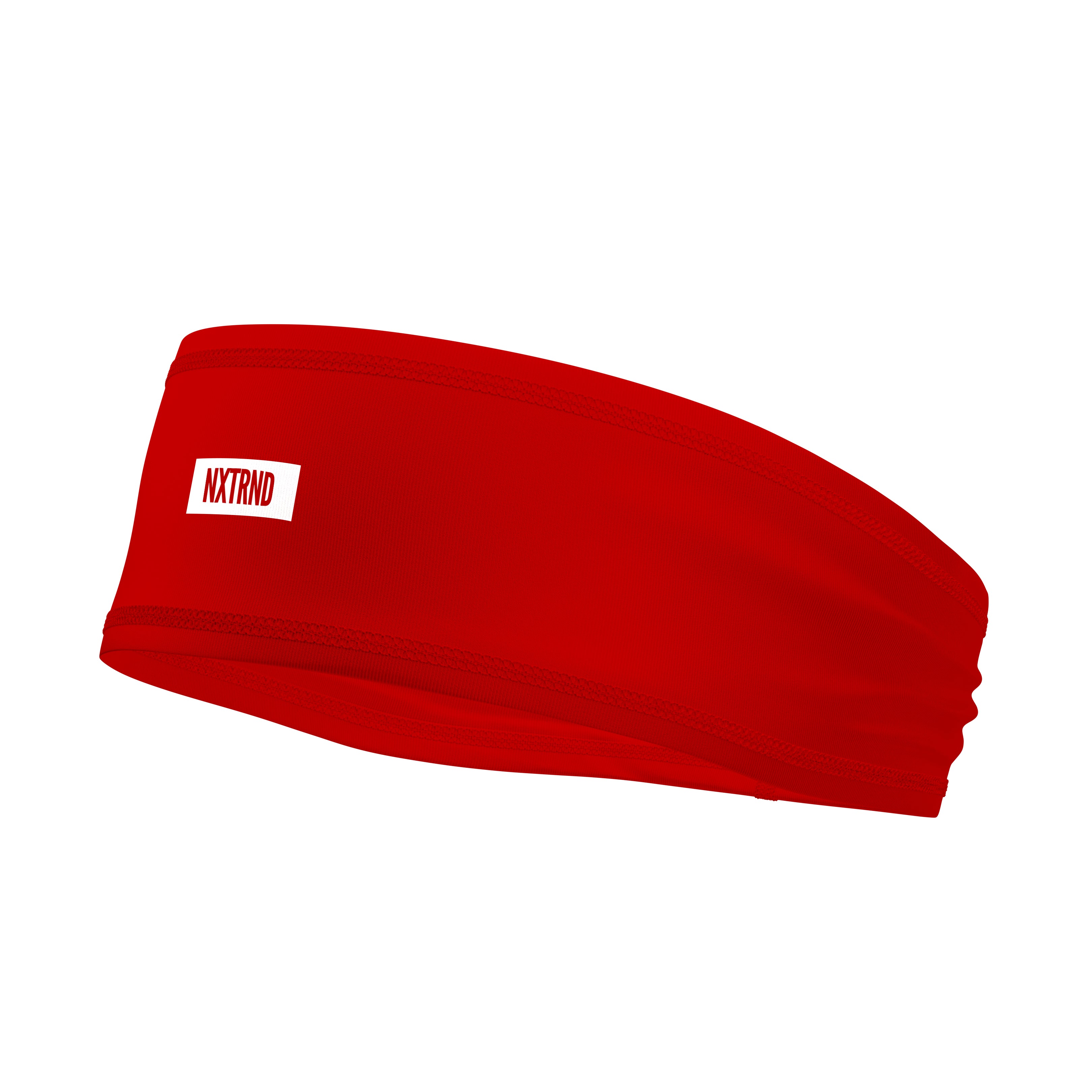 NXTRND Sports Athletic Headband Football Skull Wrap Red Front View
