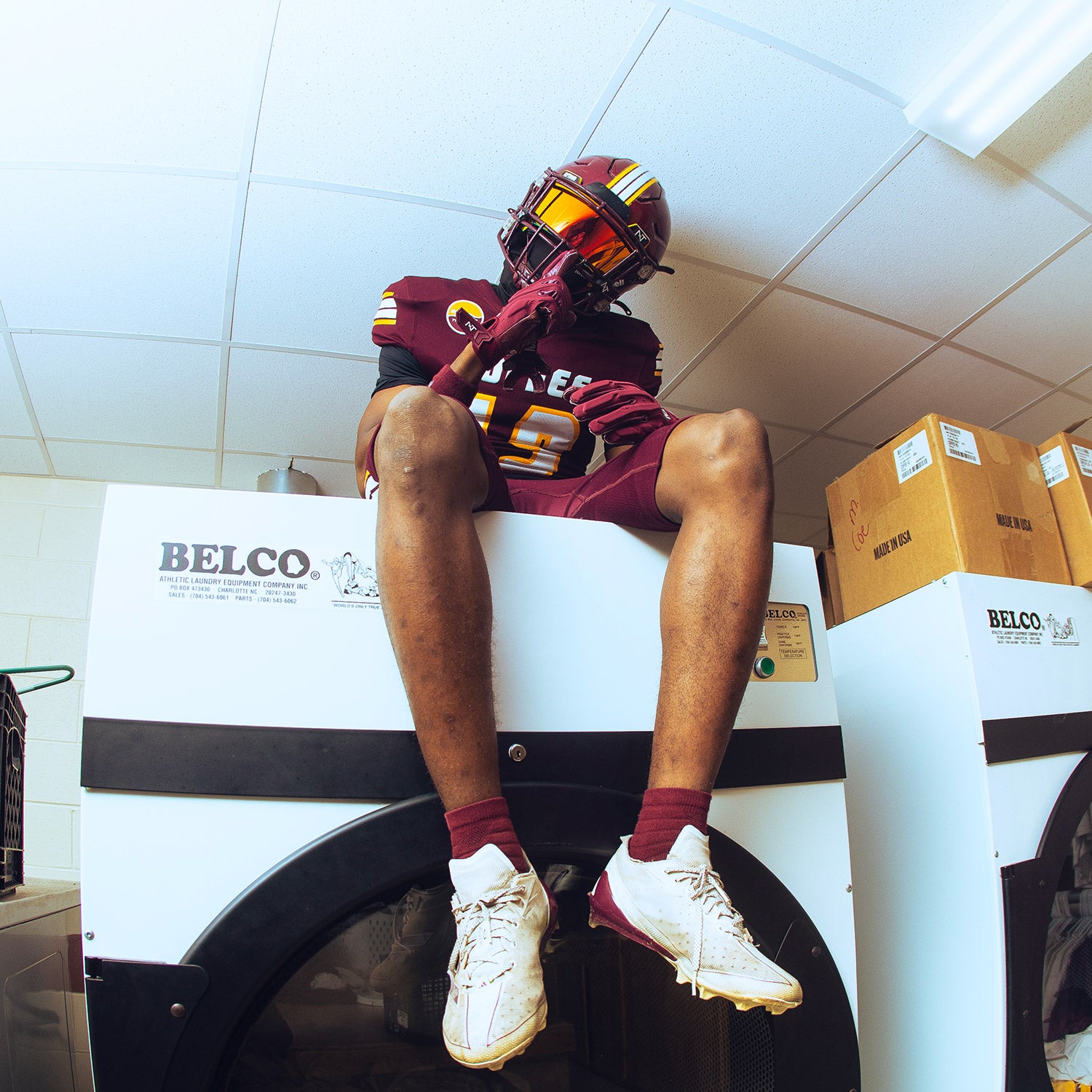 NXTRND Quarter Socks Maroon (3-Pairs)