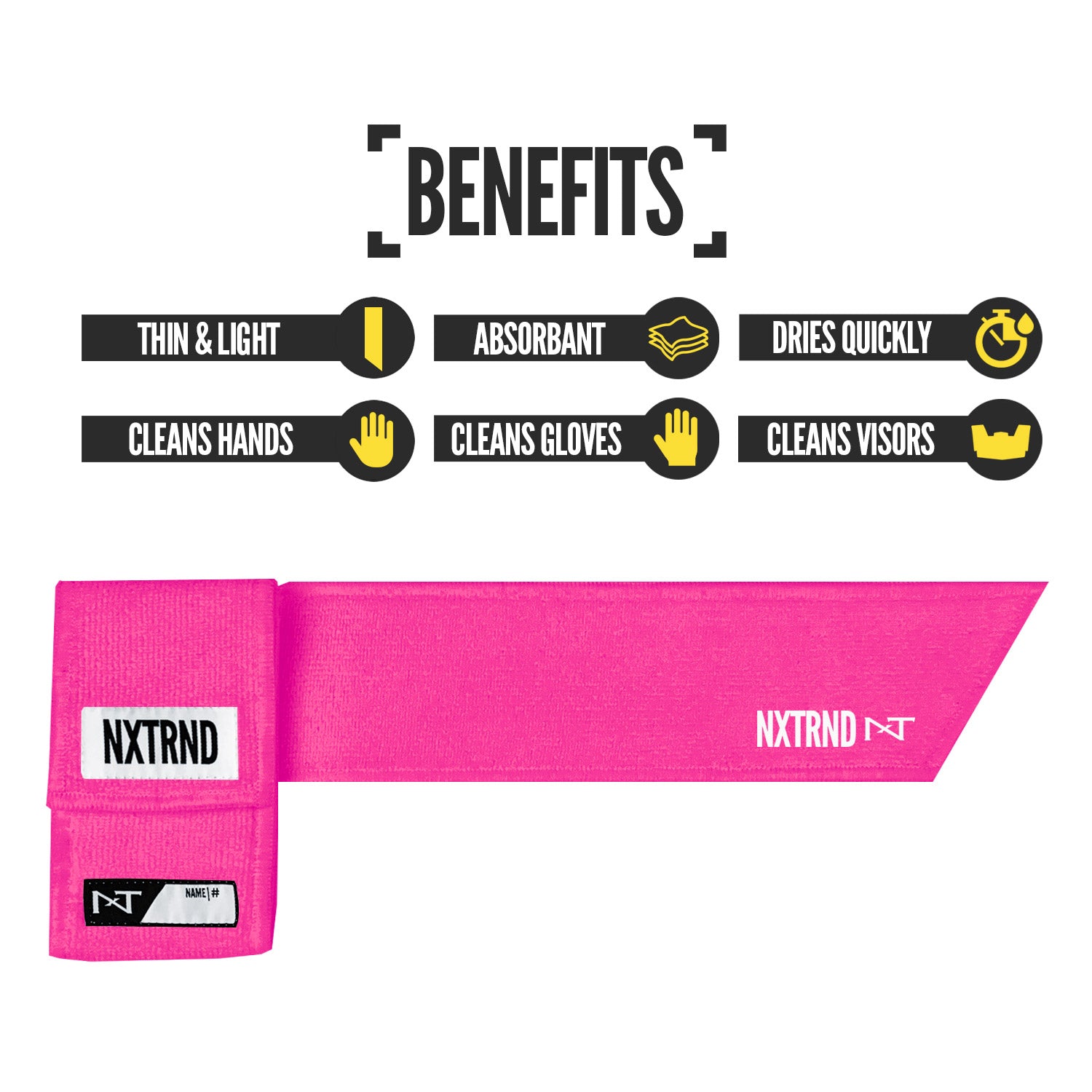 Nxtrnd Streamer Football Towel Pink