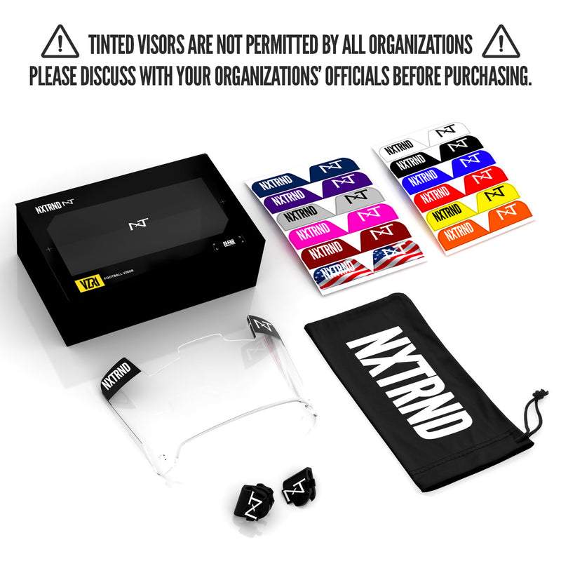 Load image into Gallery viewer, NXTRND VZR1™ Football Visor Clear