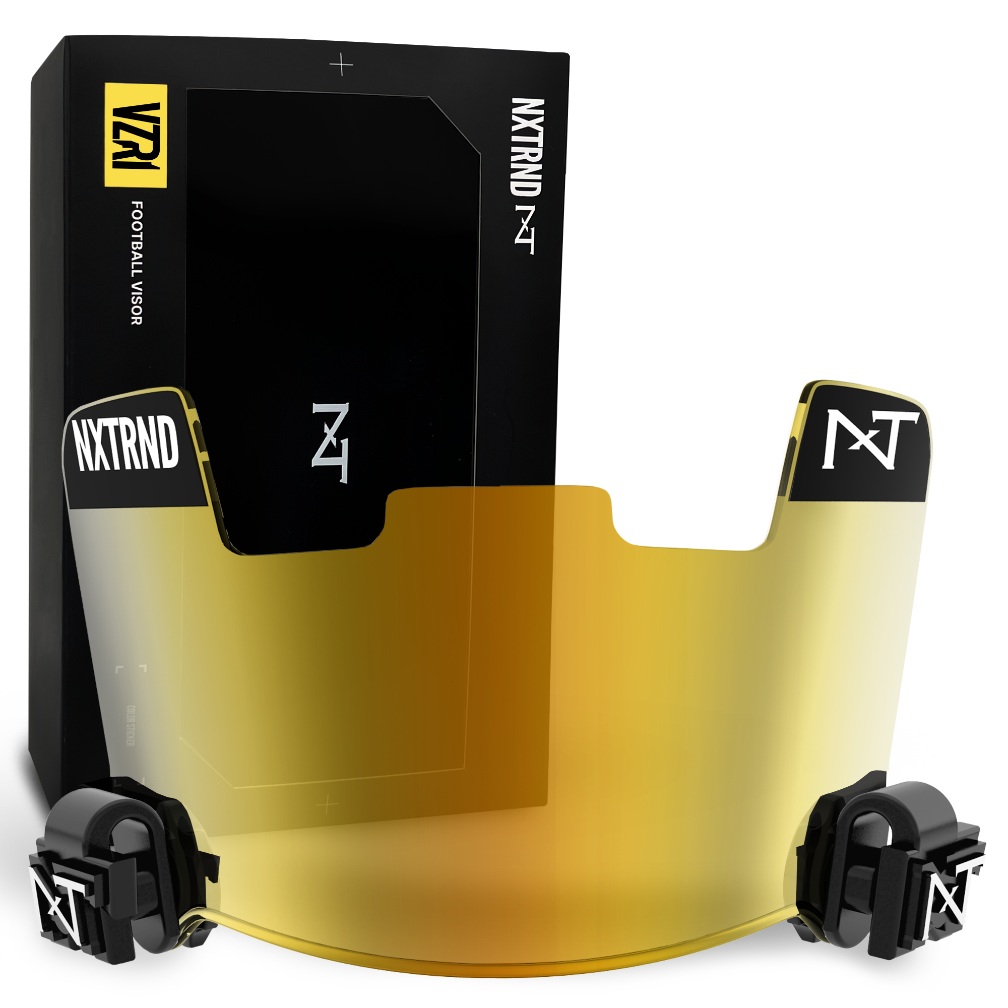NXTRND VZR1® Clear Gold Football Visor