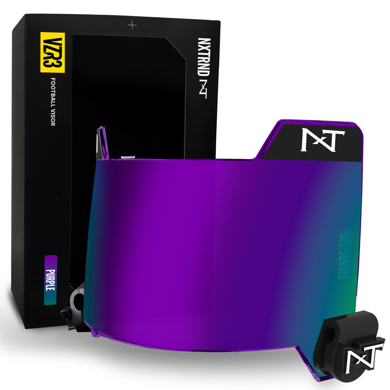 Load image into Gallery viewer, NXTRND VZR3® Football Visor Purple
