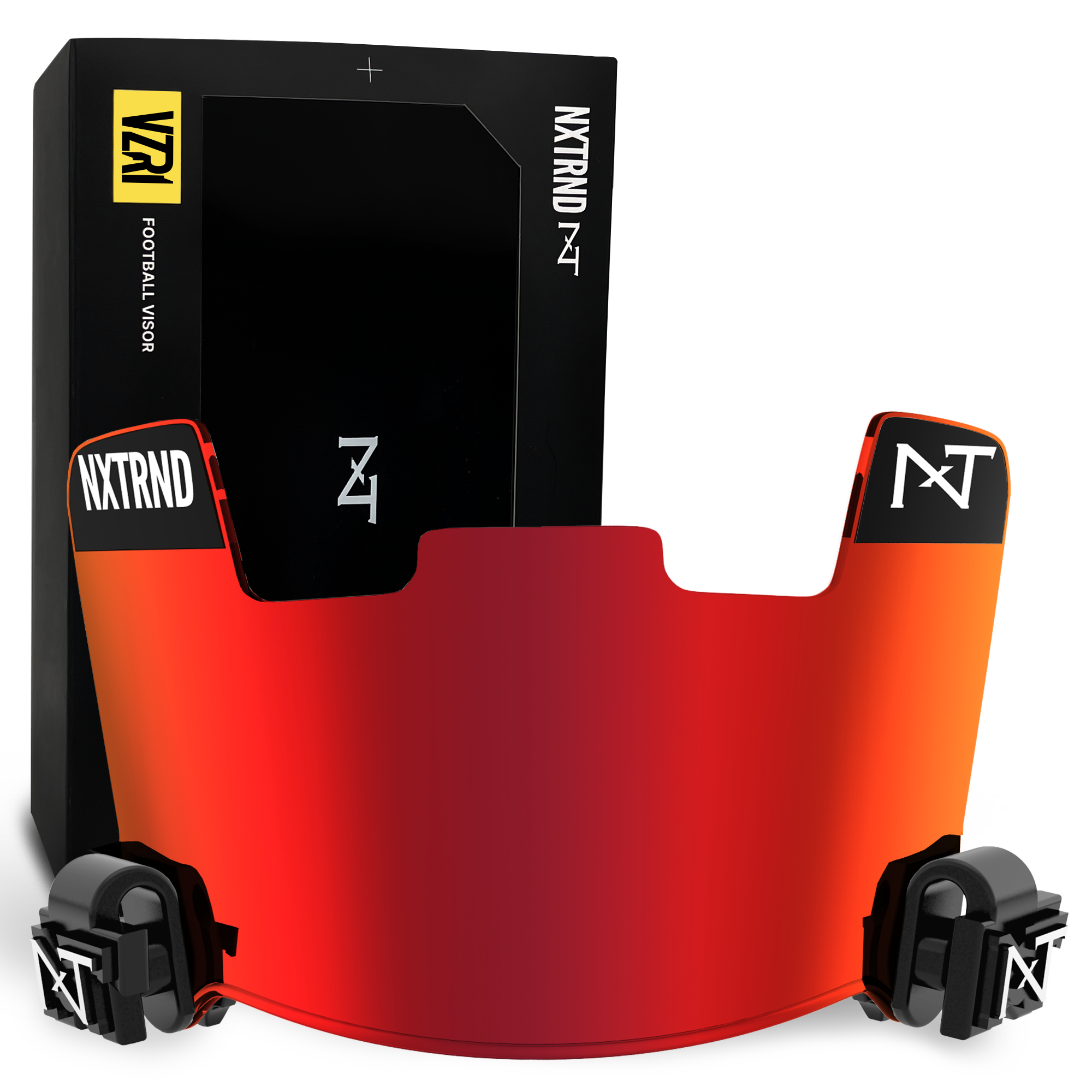 NXTRND VZR1® Red Football Visor
