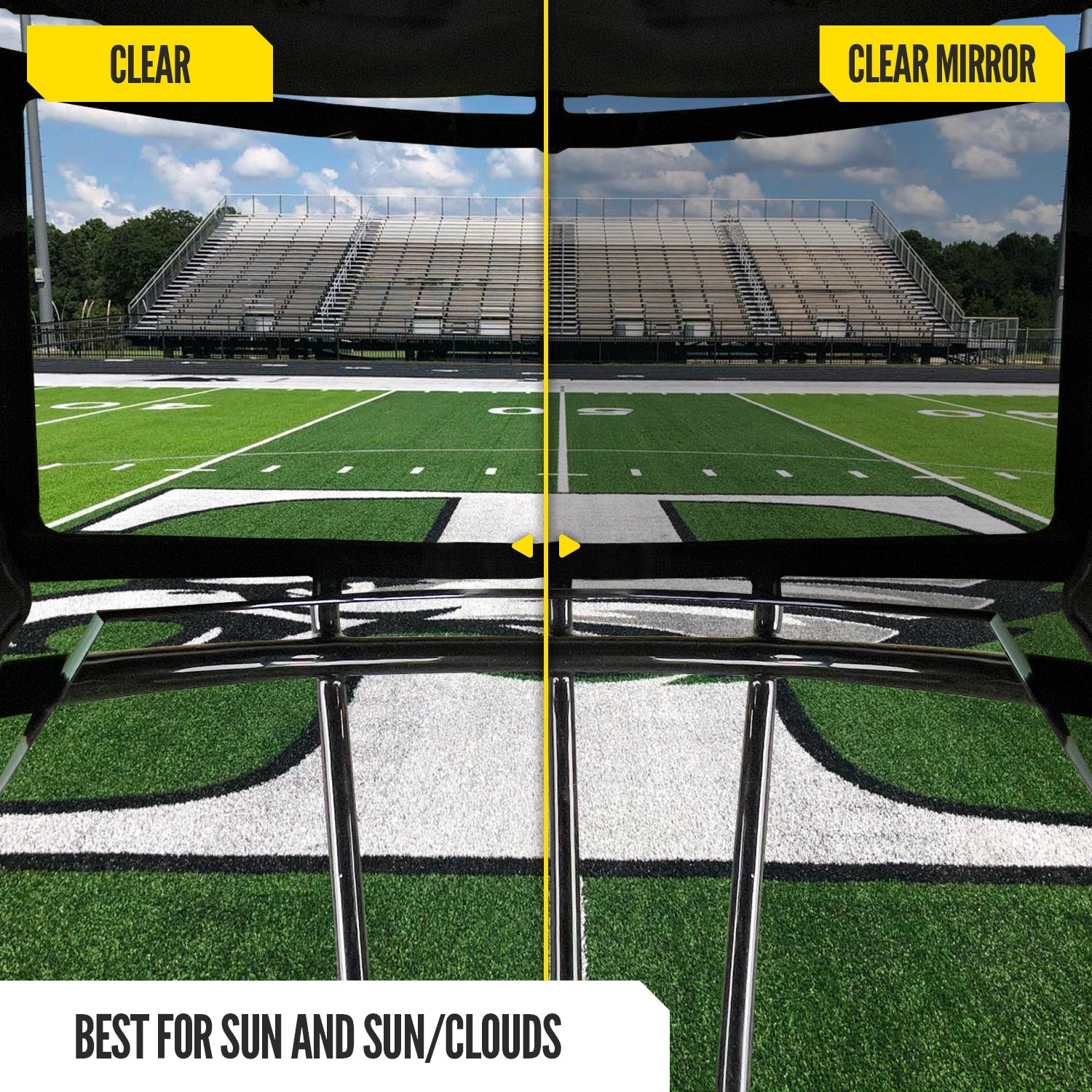 Visière de football NXTRND VZX Miroir transparent