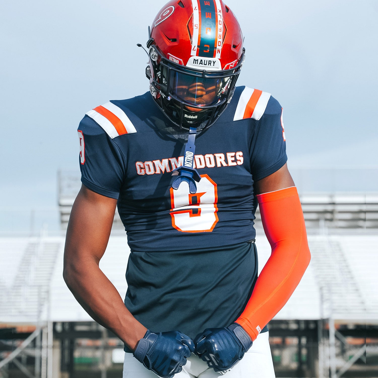 NXTRND AirTek Arm Sleeves Orange (1 Pair)