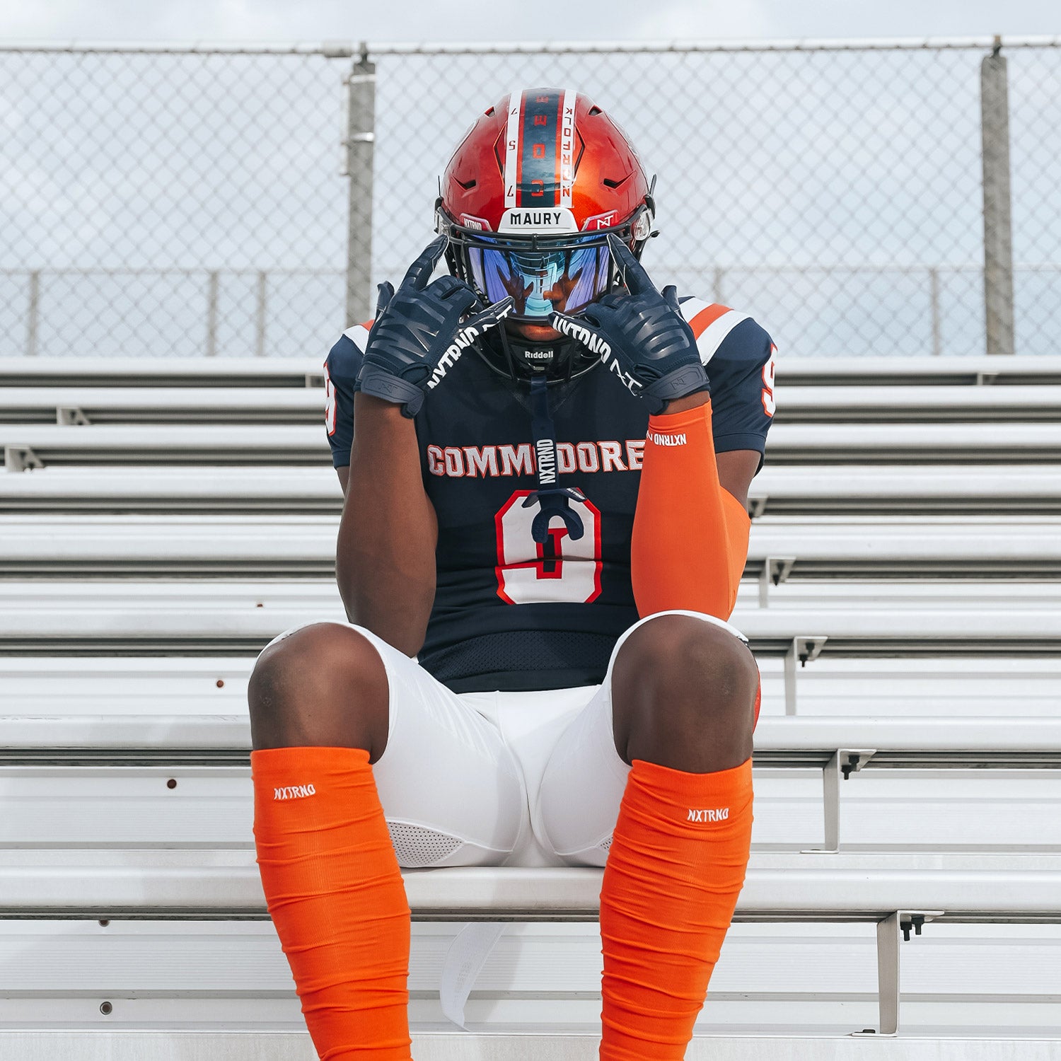 NXTRND AirTek Arm Sleeves Orange (1 Pair)