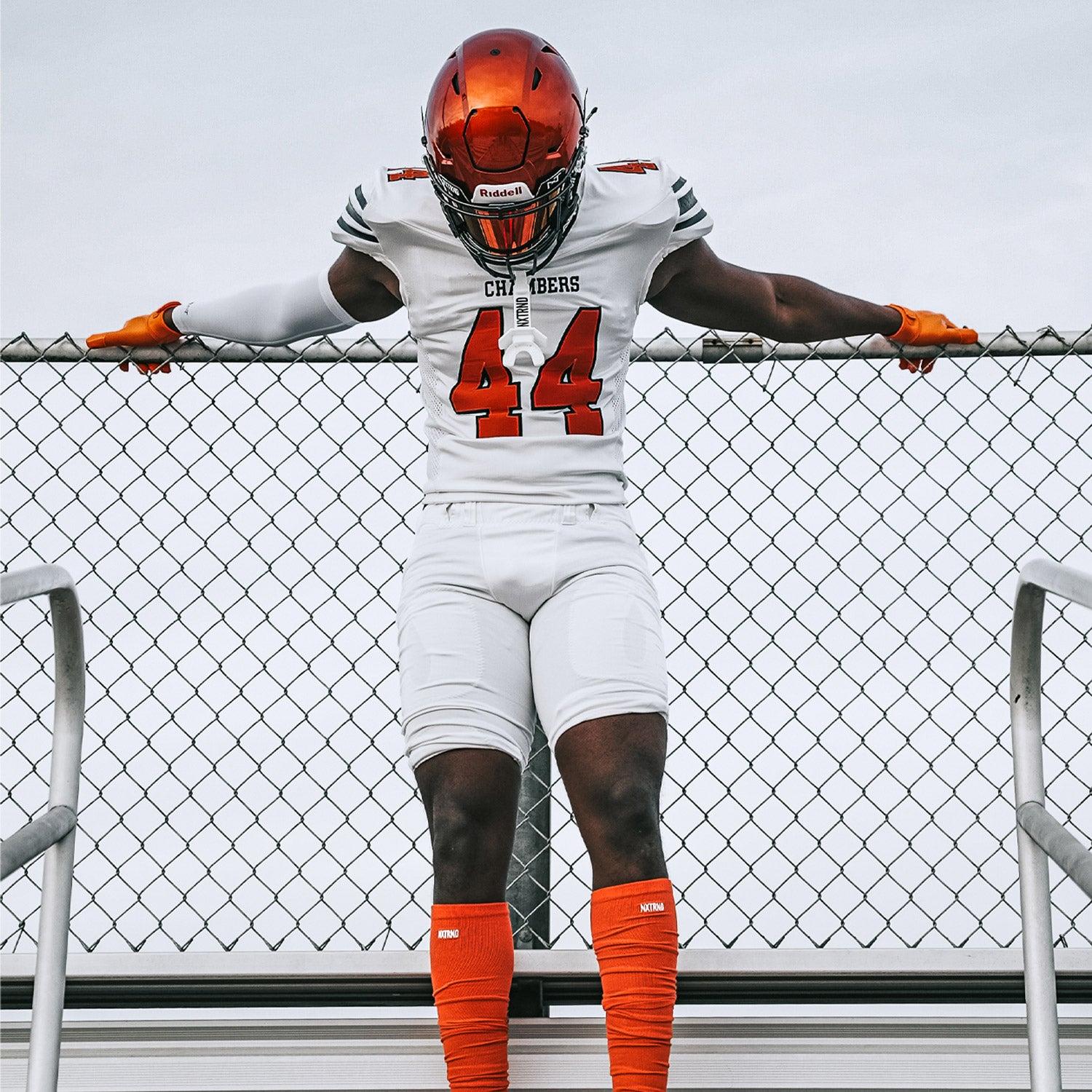 NXTRND XTD® Scrunch Football Socks Orange