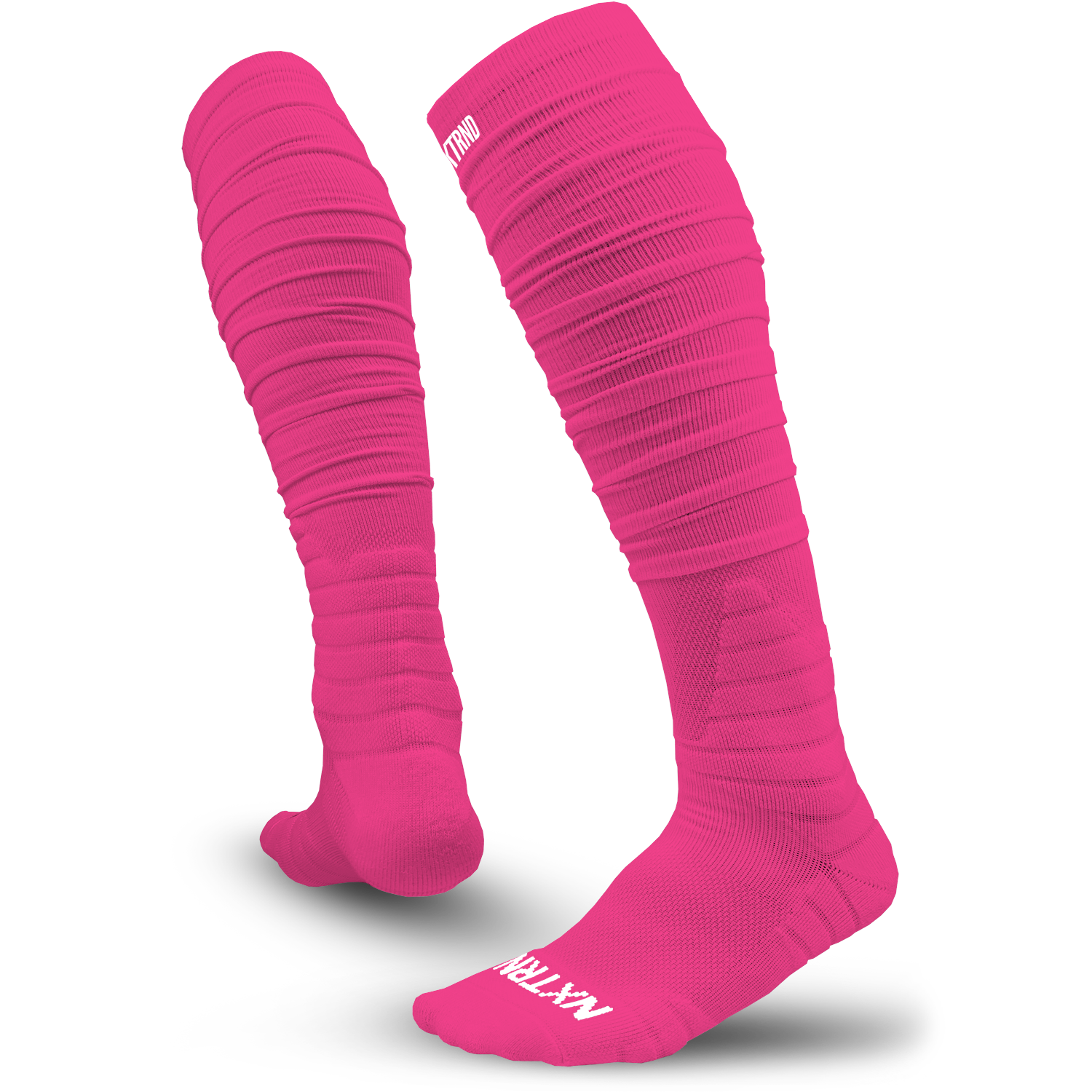 NXTRND XTD® Scrunch Football Socks Pink