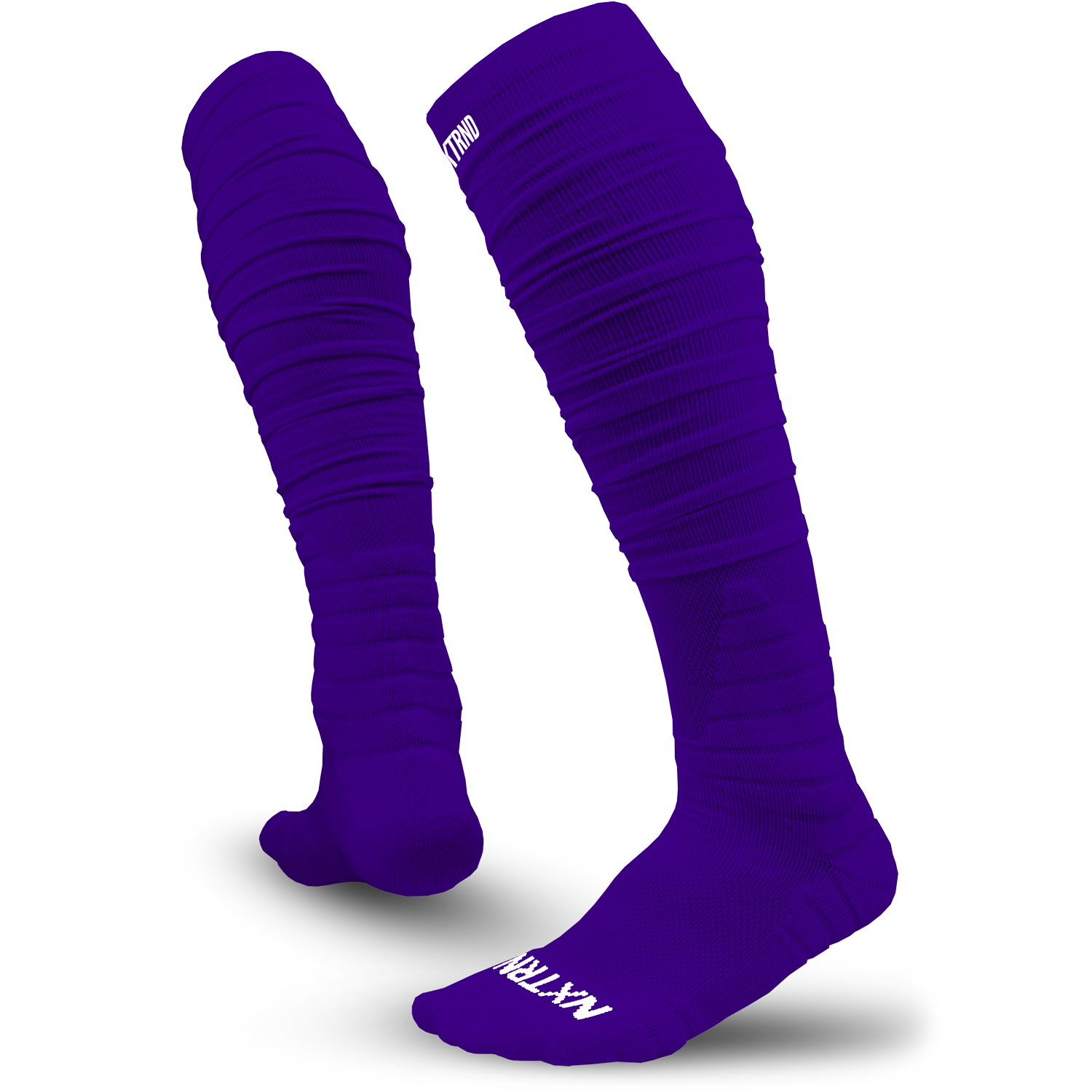 NXTRND XTD® Scrunch Football Socks Purple