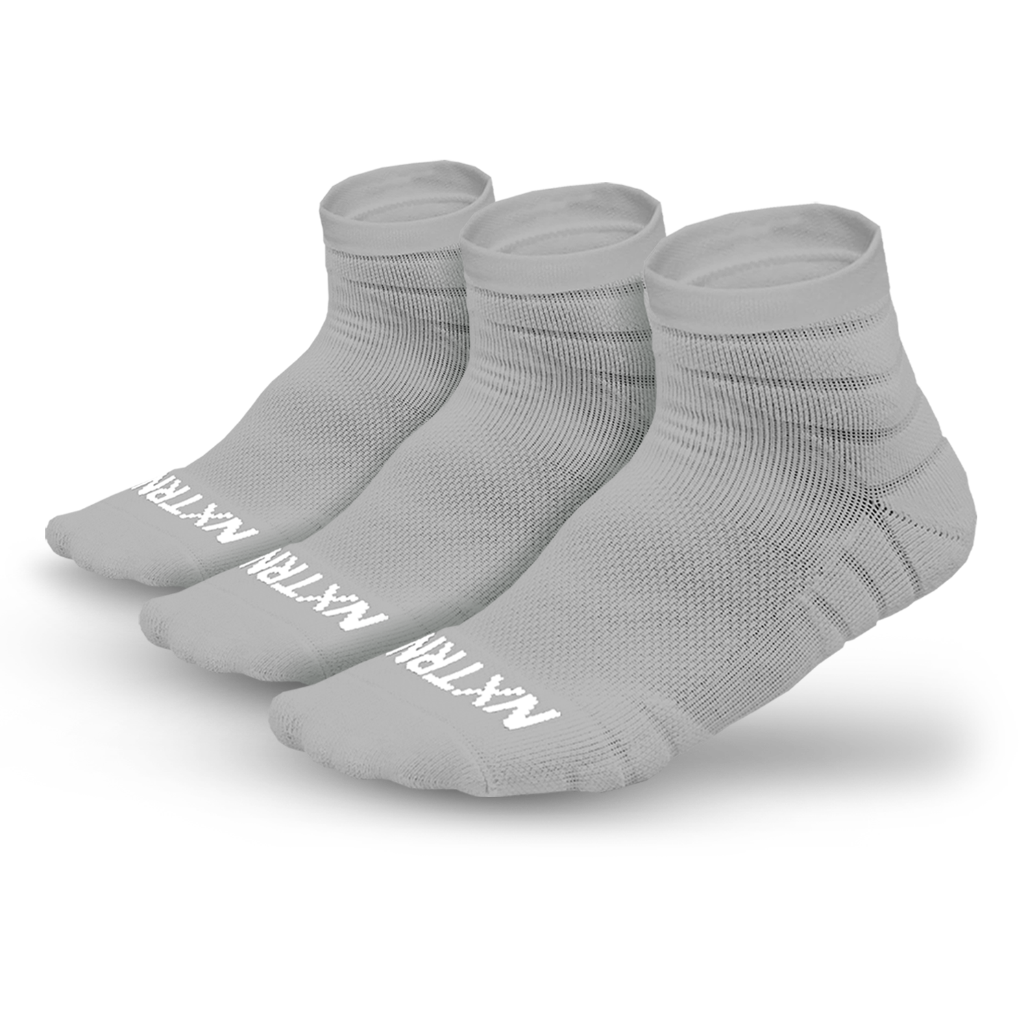 NXTRND Quarter Socks Grey (3-Pairs)