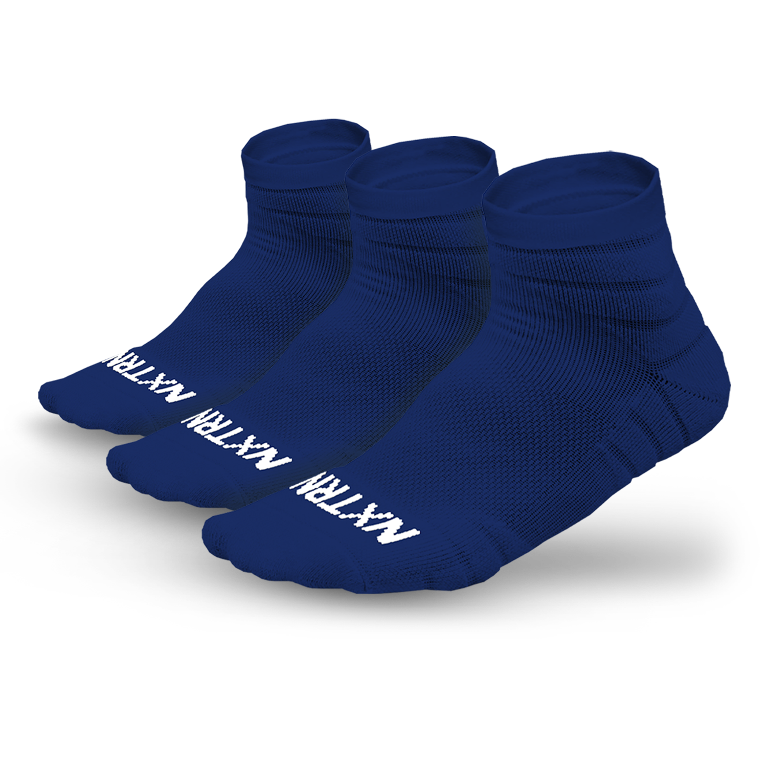 Chaussettes NXTRND Quarter bleu marine (3 paires)