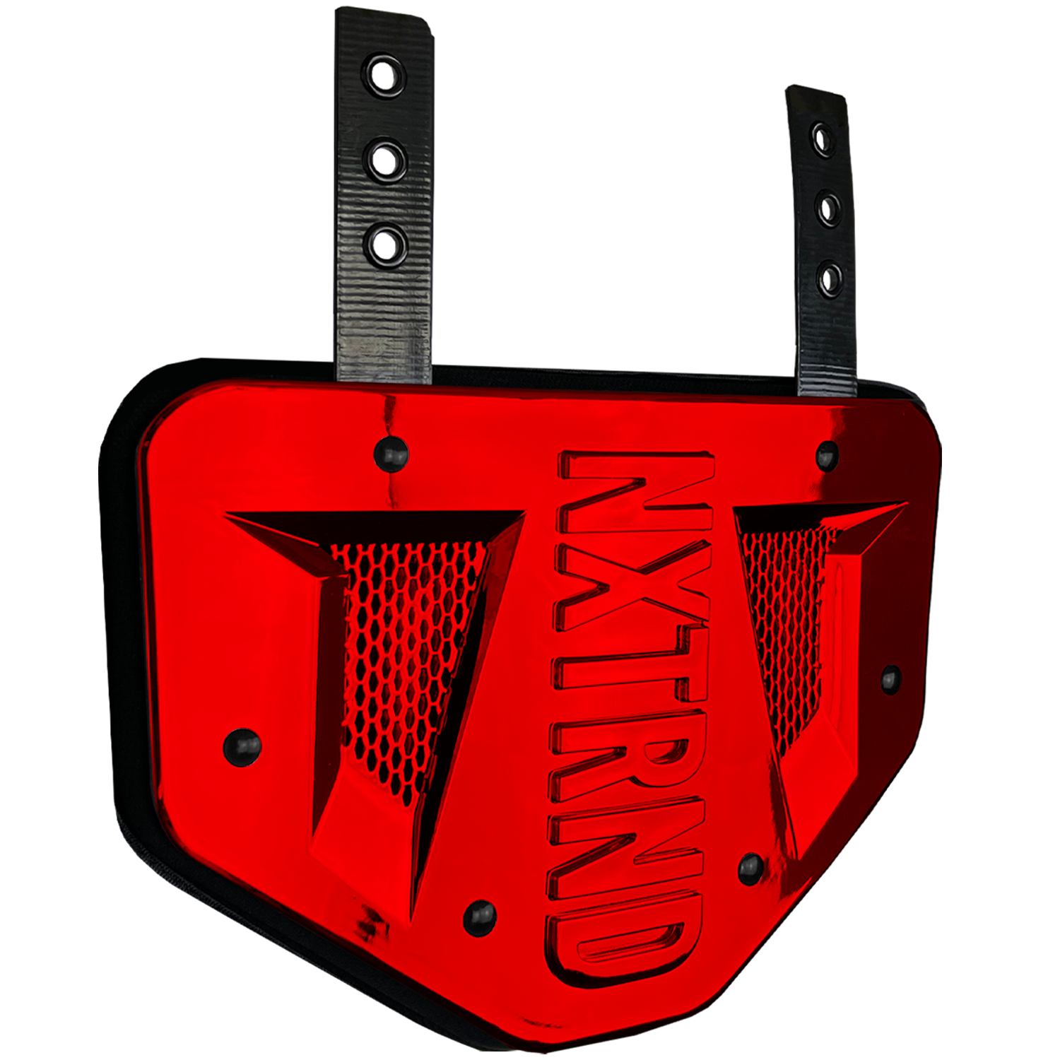 NXTRND B-PLATE® Football Back Plate Chrome Red NXTRND B-PLATE® Football Back Plate Chrome Red